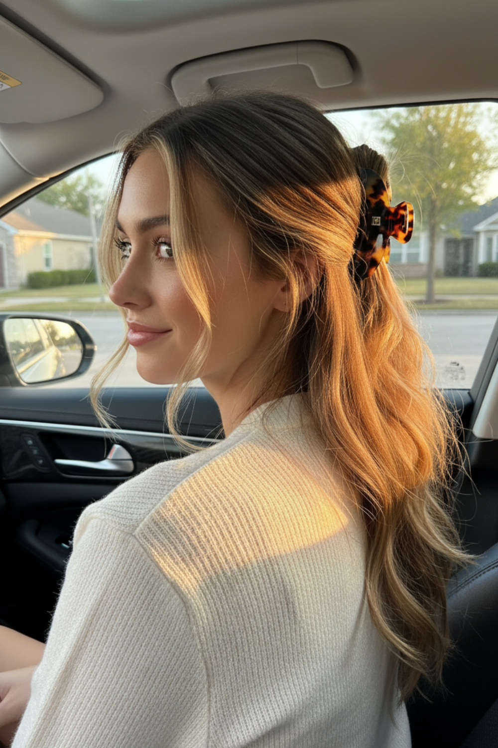 Hair claws Shark Clip for High Ponytail Hair (9 cm)