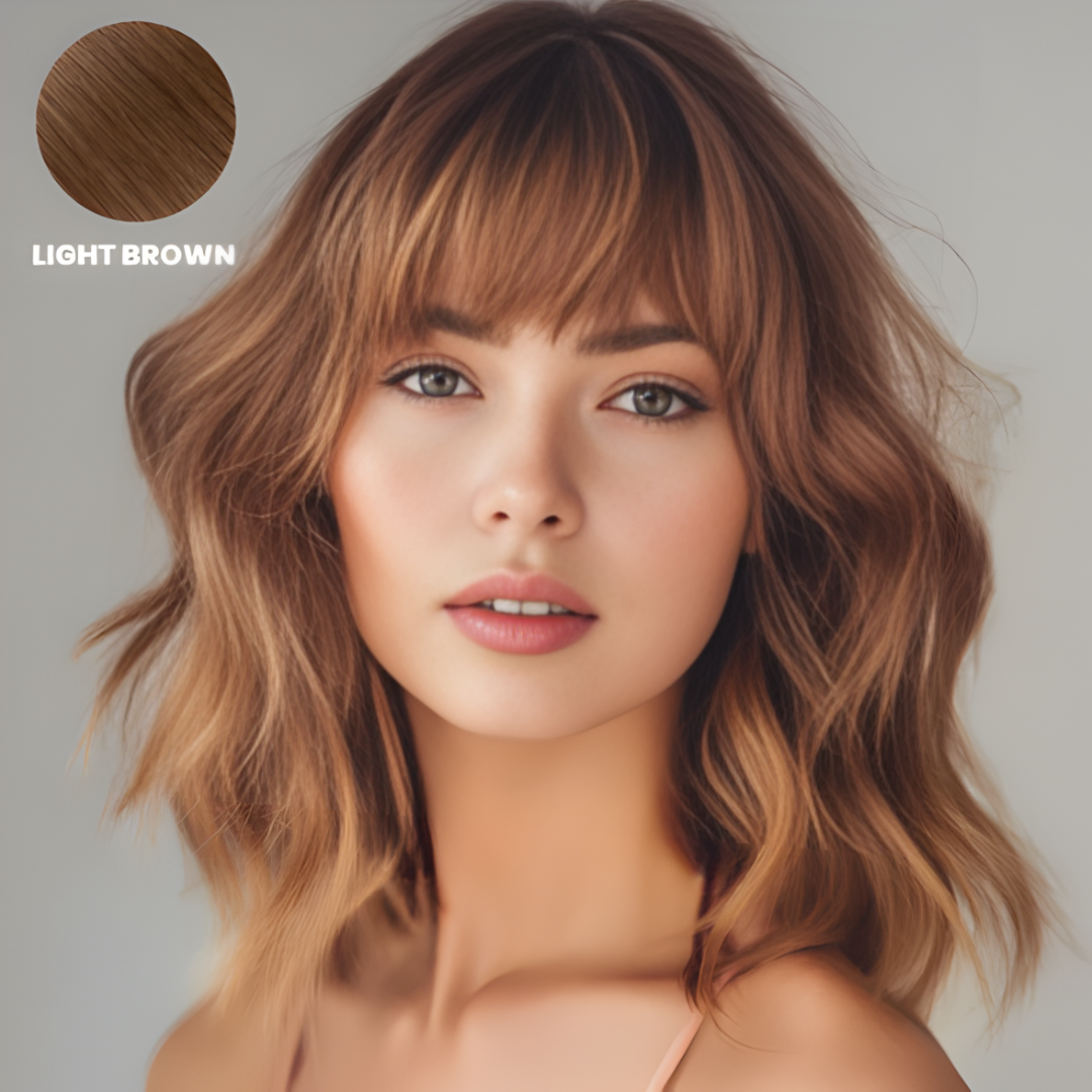 100% Human Hair Bangs Clips