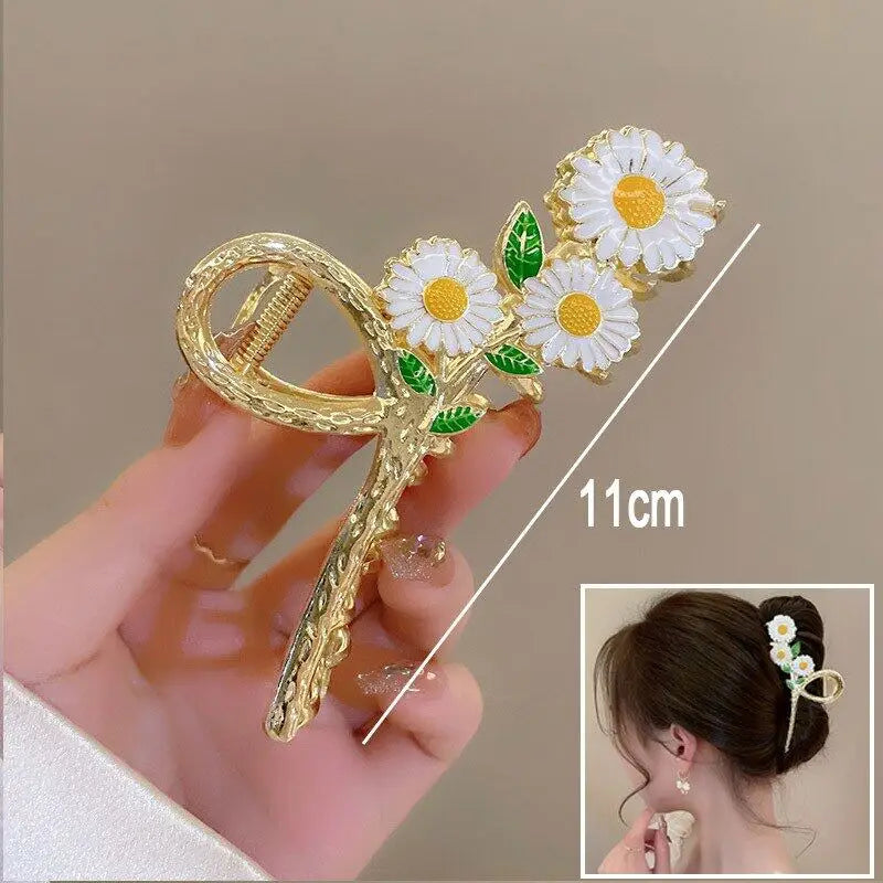 New Sweet Flower Durian Hair Claw Clip