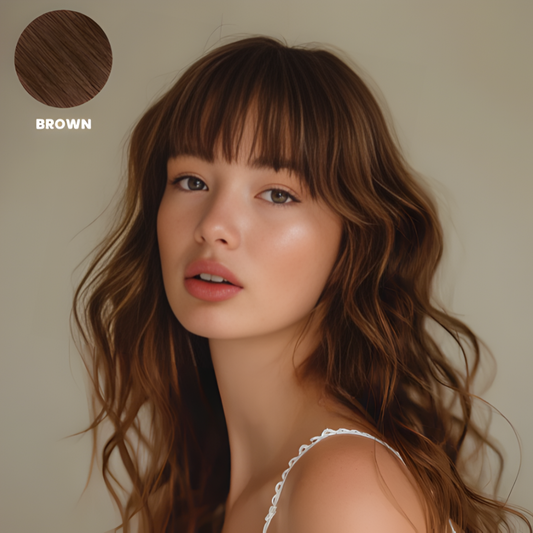 100% Human Hair Bangs Clips