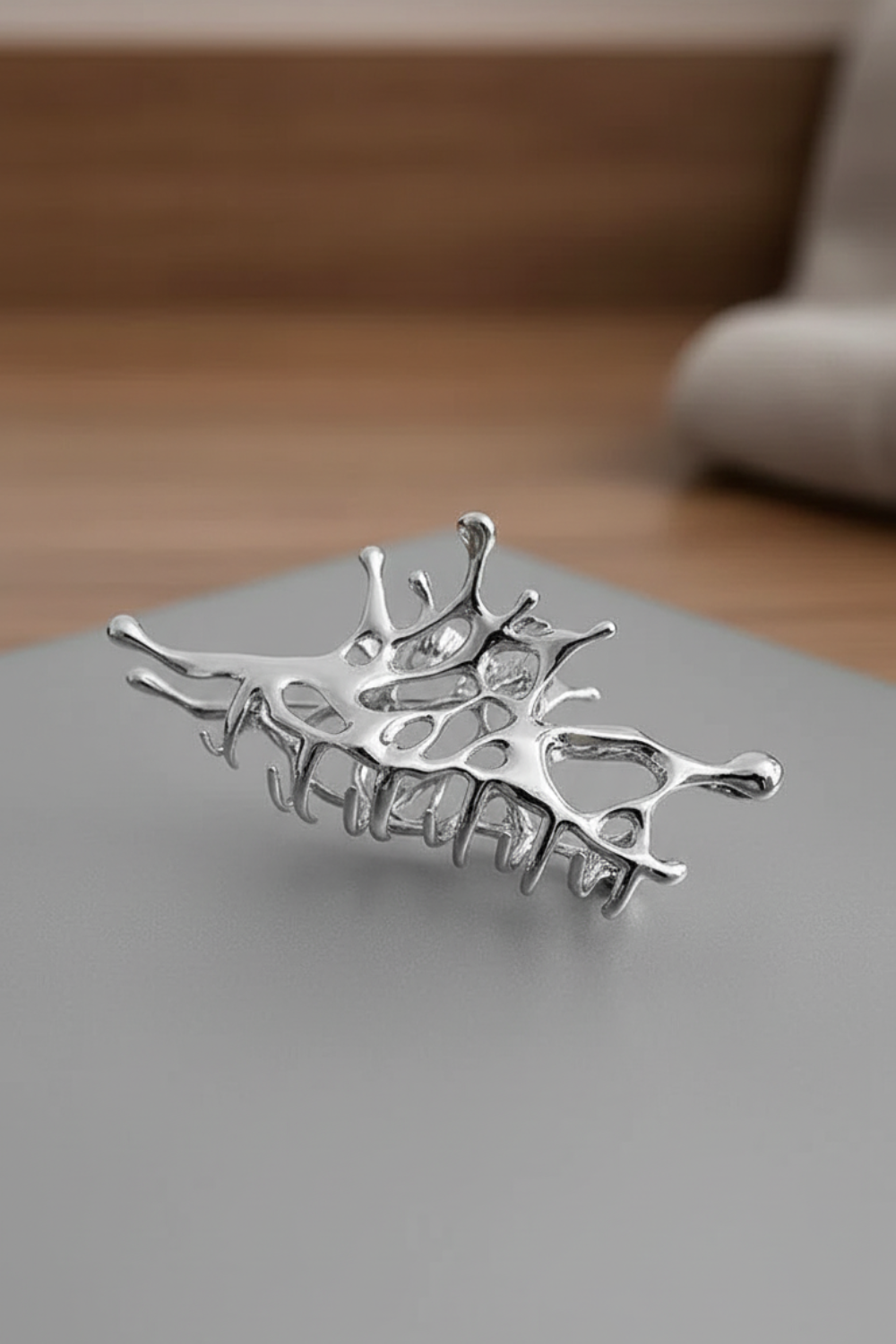 Geometric Large Metal Claw Clips for Hair (11.5 cm)