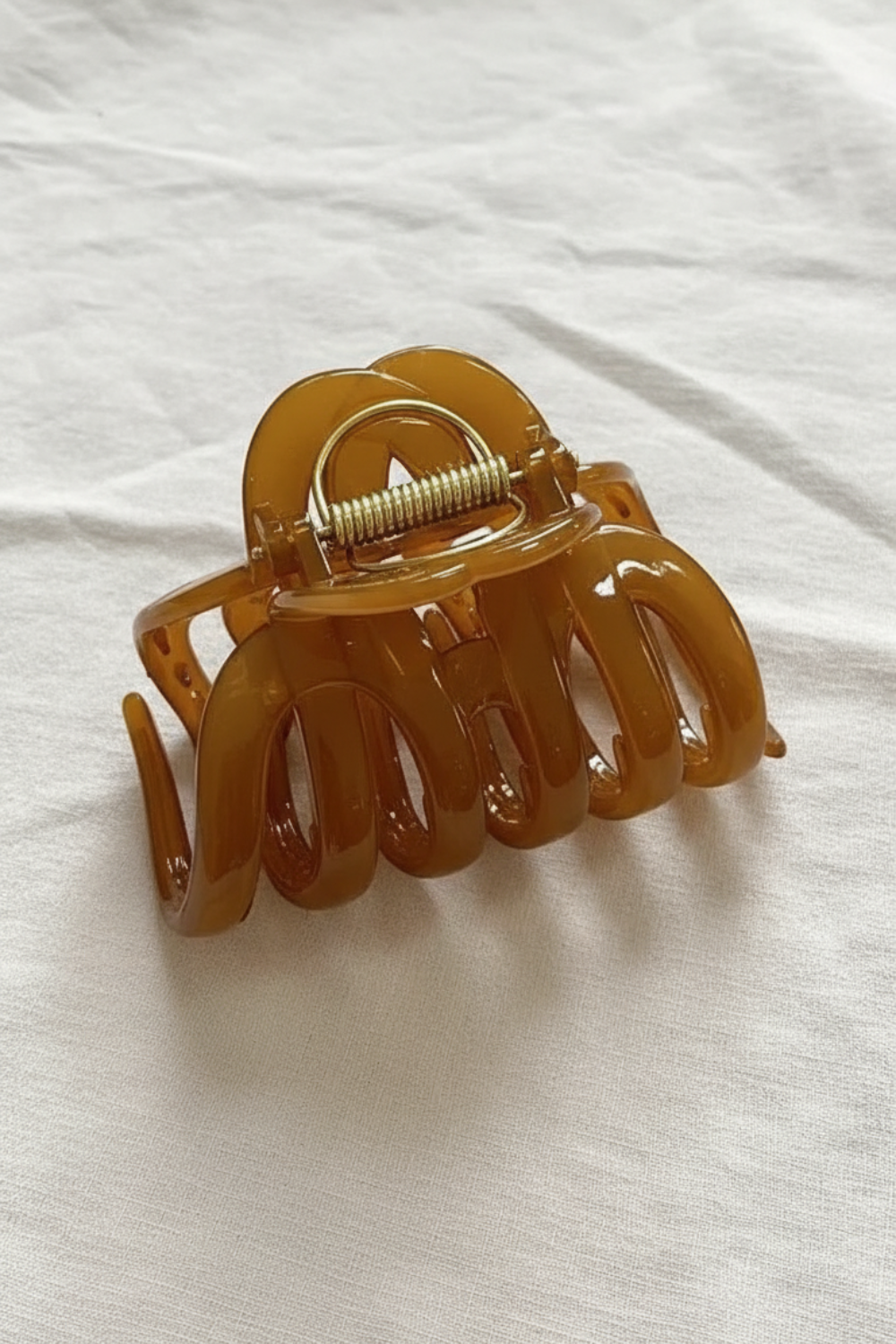 Premium Large Pumpkin Hair Claw Clip (9.5 cm)