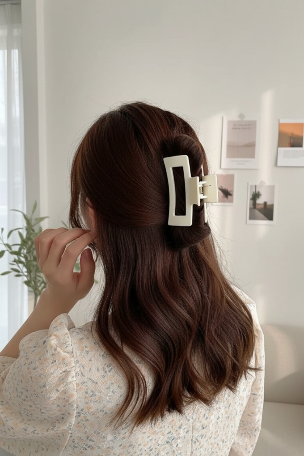 6 Piece Large Hair Claw Clips for Women Thin Thick (11 cm)