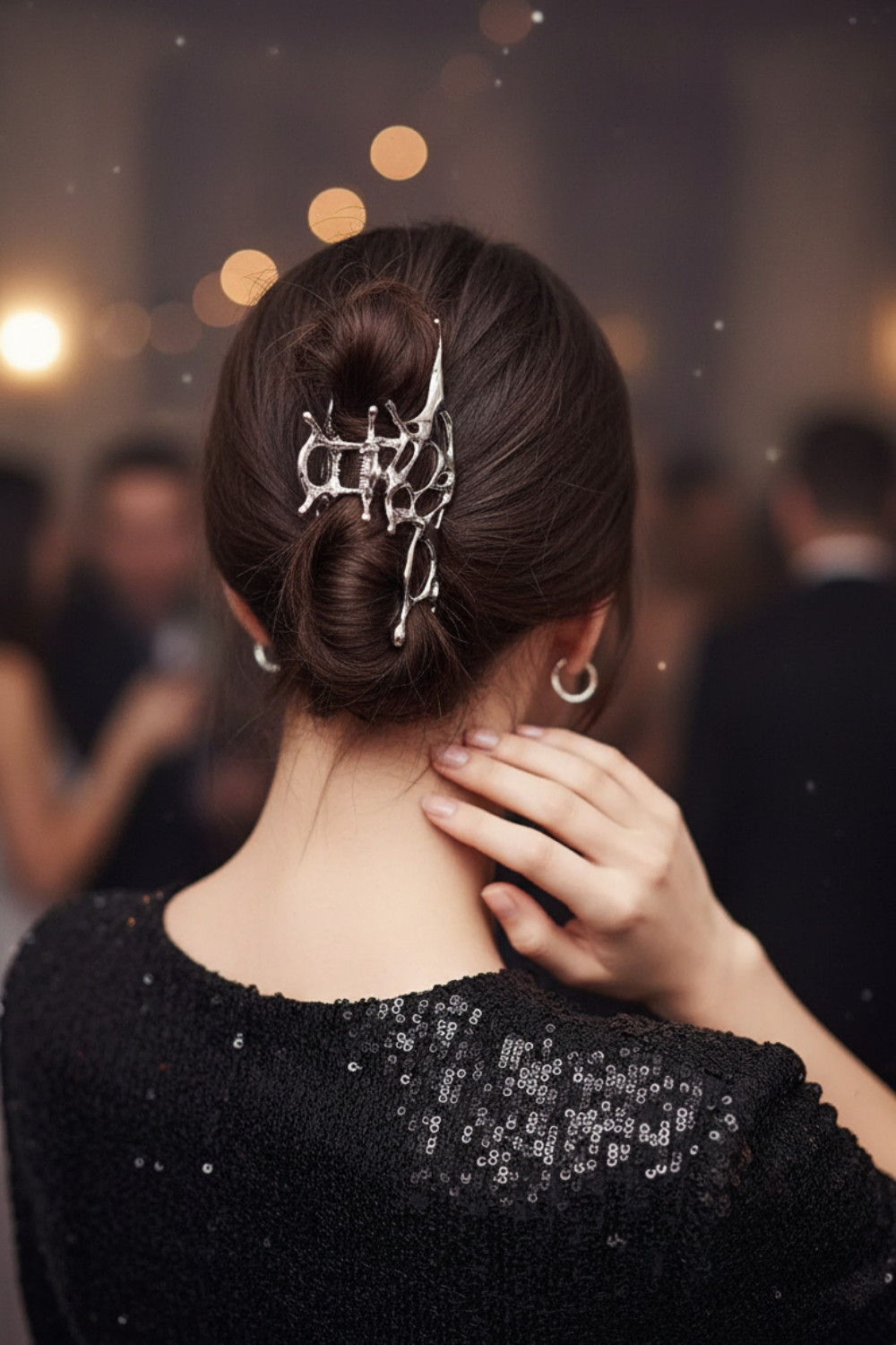 Geometric Large Metal Claw Clips for Hair (11.5 cm)