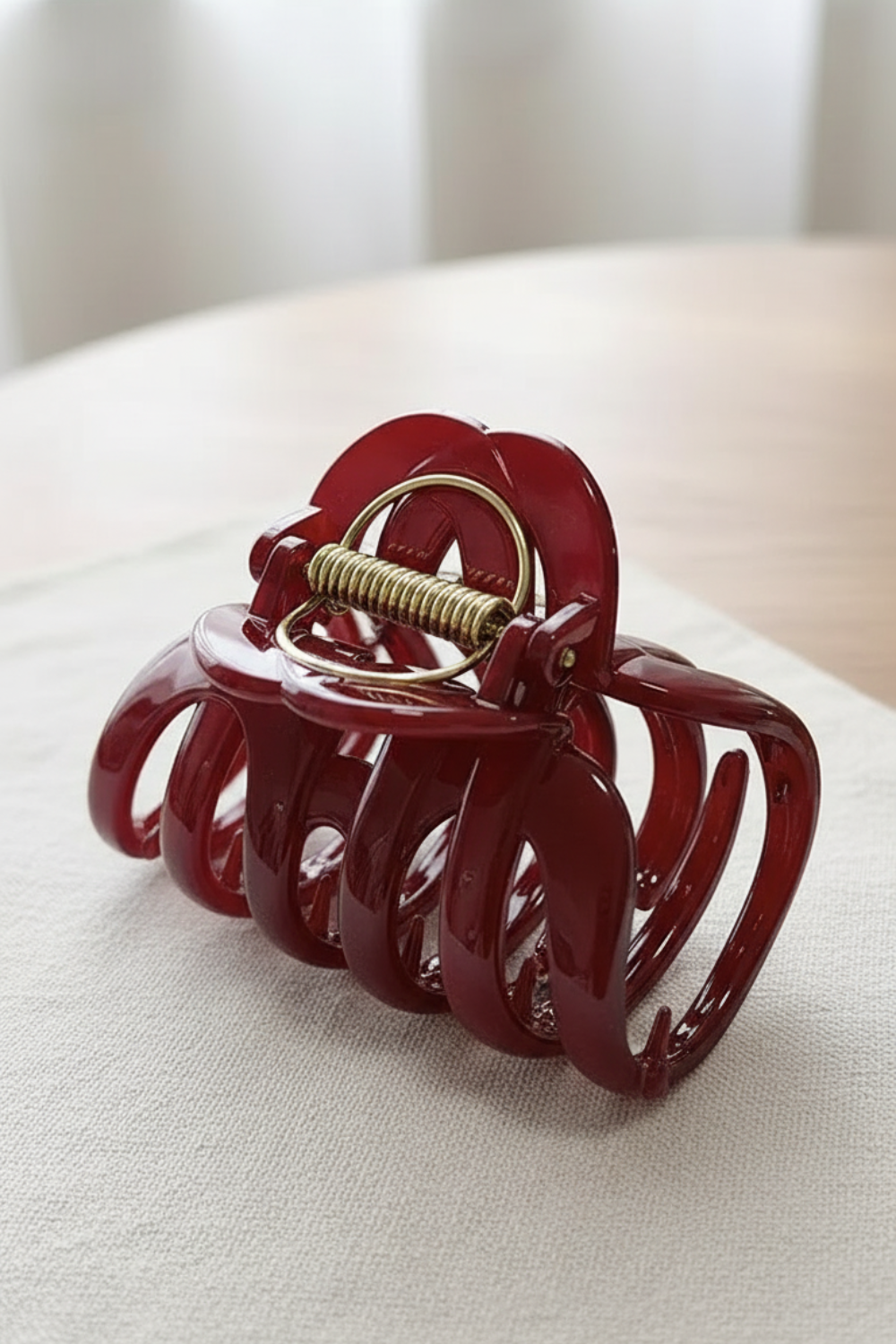 Premium Large Pumpkin Hair Claw Clip (9.5 cm)