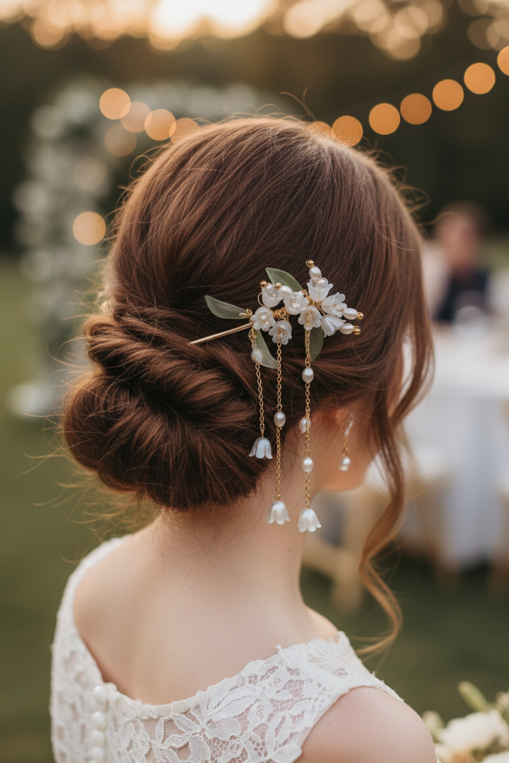Elegant Floral Design Hair Clip