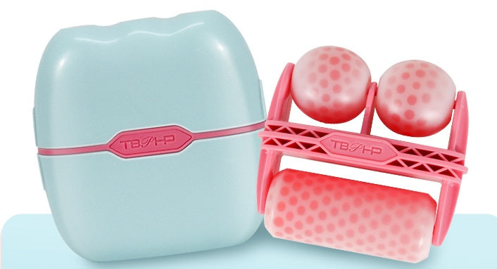 2 In 1 Double Head Ice Roller for face & eyes-Red & Blue Actress Brand