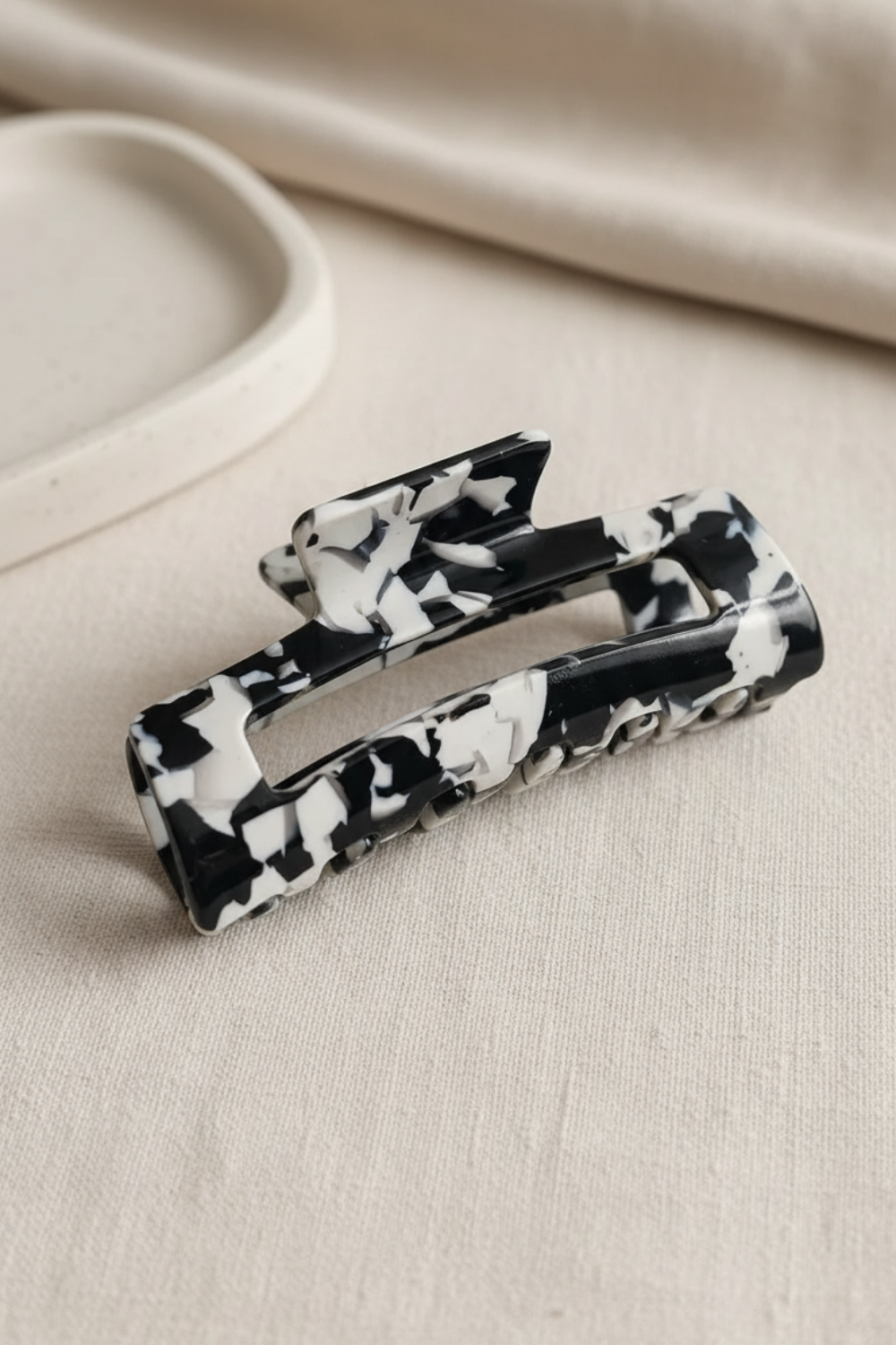 Large Leopard Print Hair Claws Styling Clips (8.2 cm)