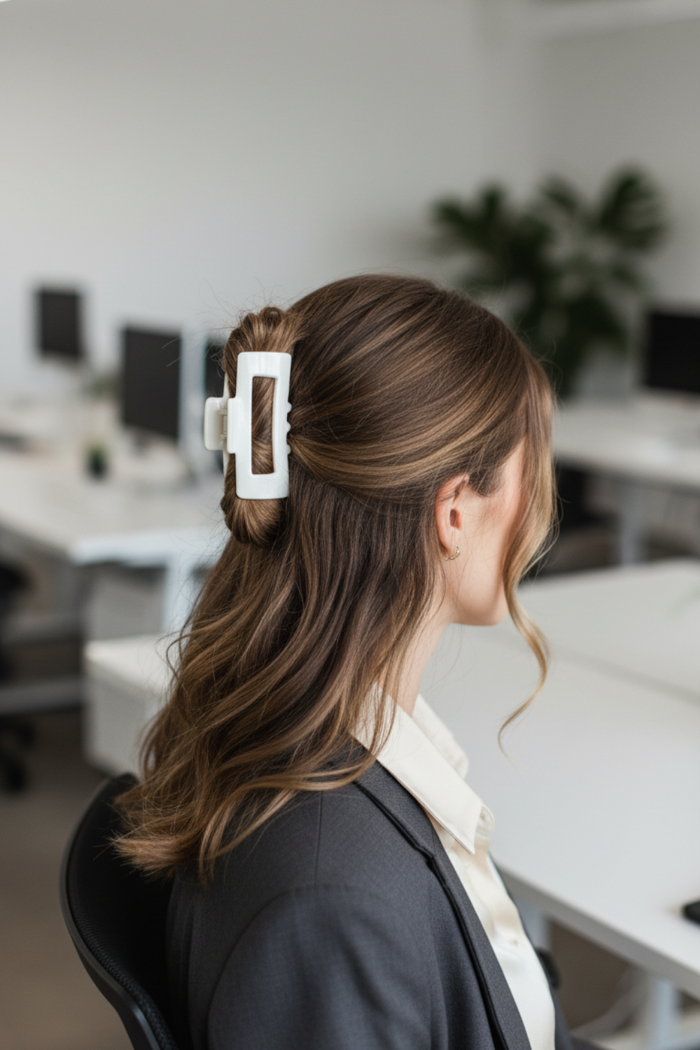 Silicone Flexible Large Hair Claw Clips for Thin and Thick (11cm)