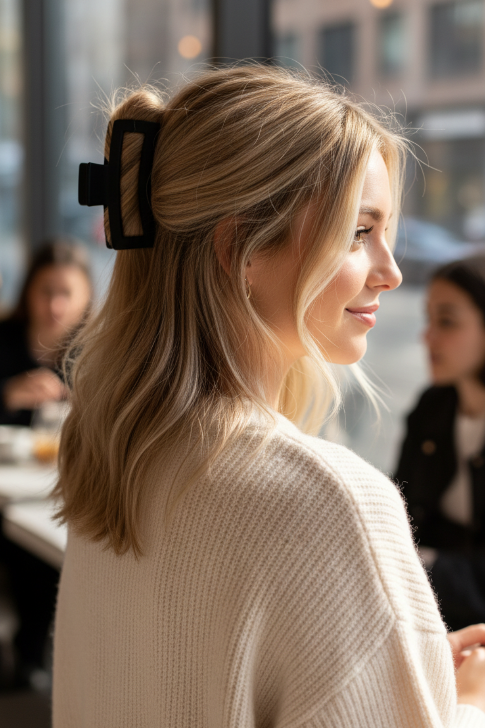 6 Piece Large Hair Claw Clips for Women Thin Thick (11 cm)