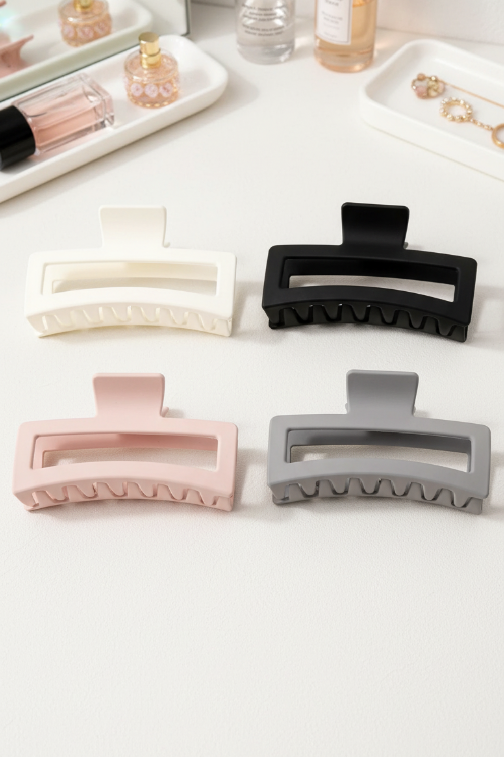 4 Pack Extra Large Bundle Claw Clips for Thick Hair and Long Hair (13 cm)
