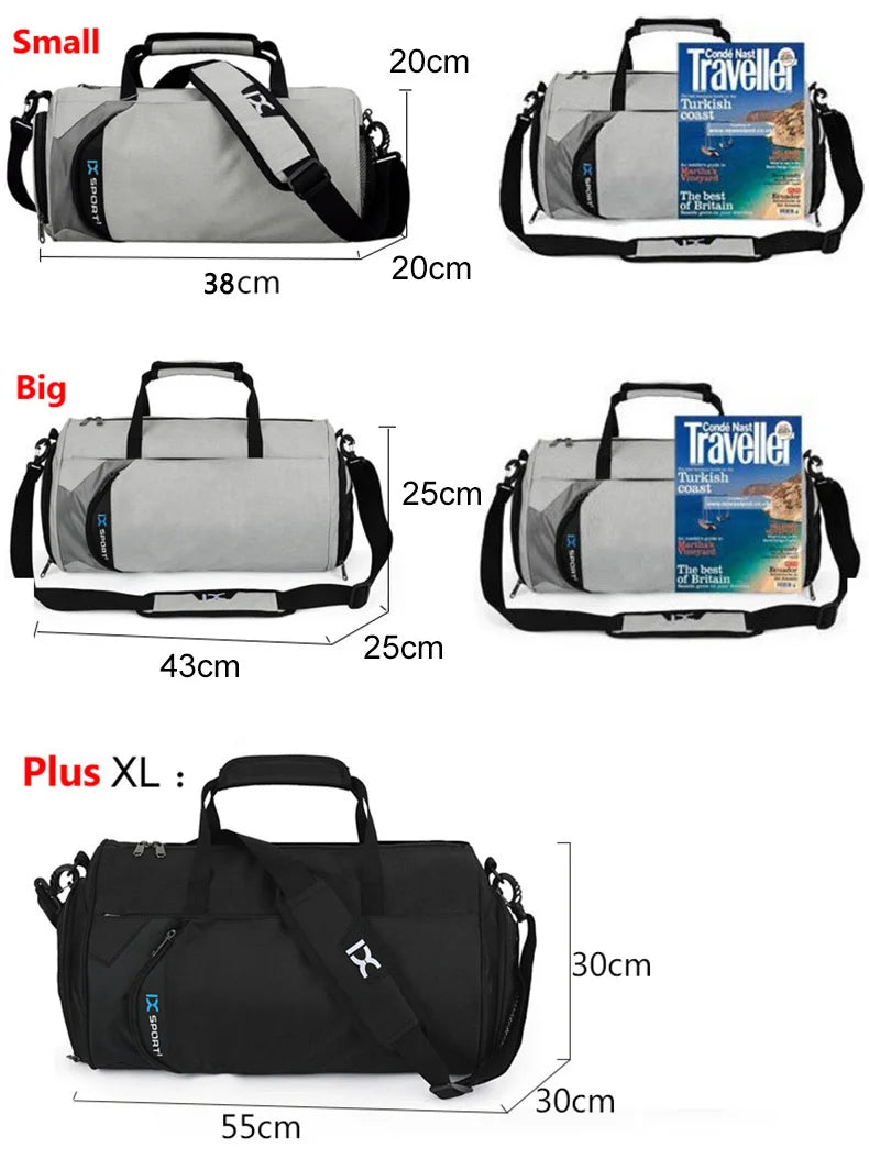 Dry & Wet Separation Gym Bag – Travel, Training & Weekend Essential