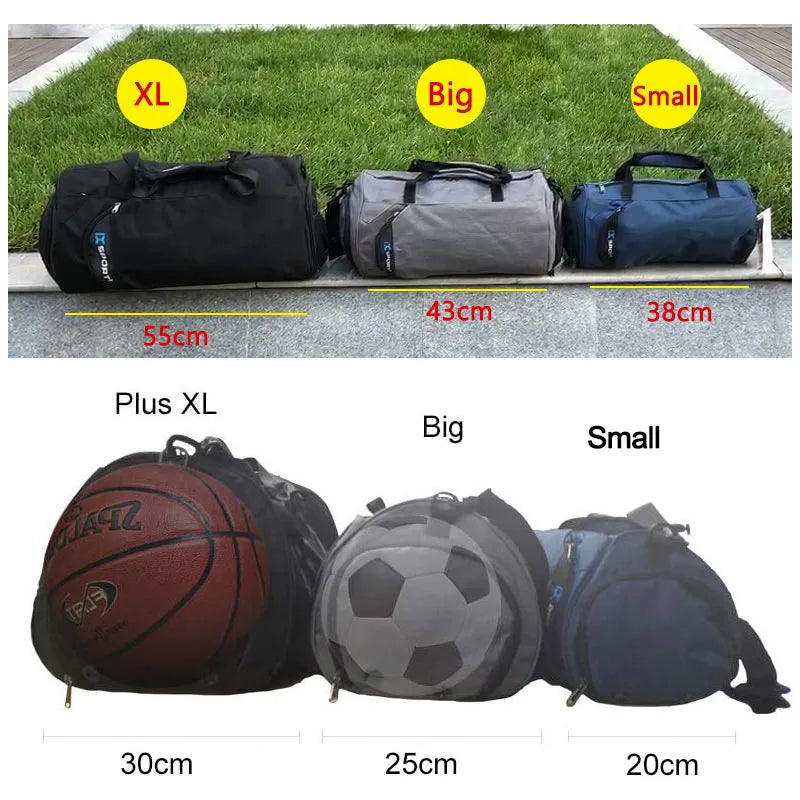 Dry & Wet Separation Gym Bag – Travel, Training & Weekend Essential
