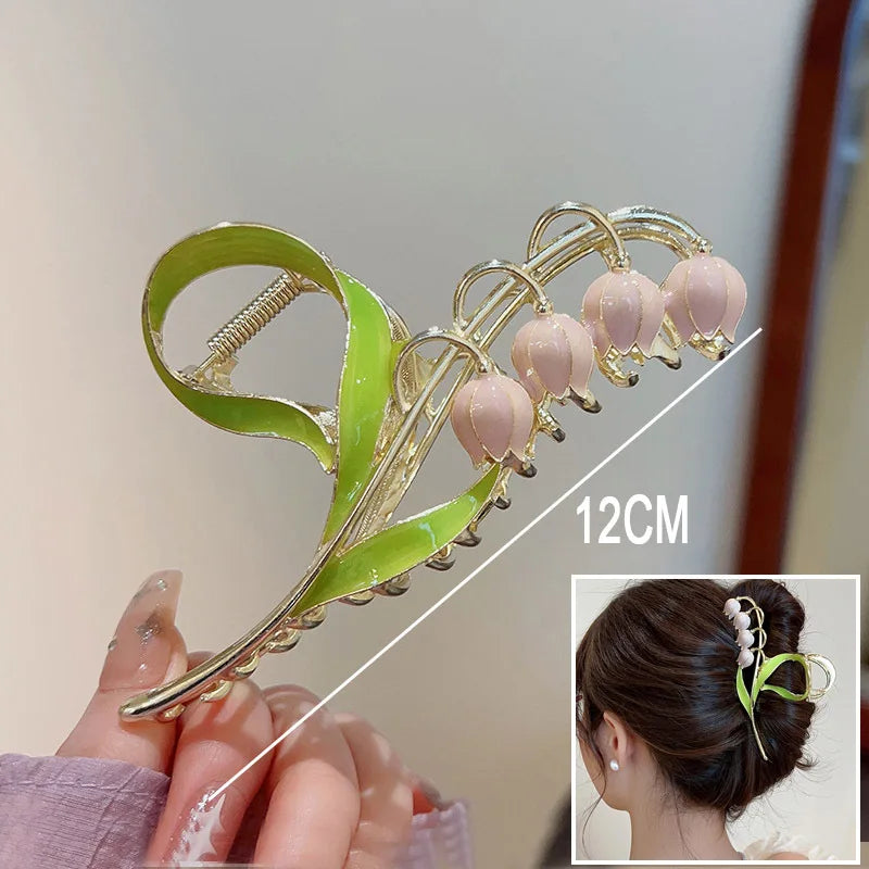 New Sweet Flower Durian Hair Claw Clip
