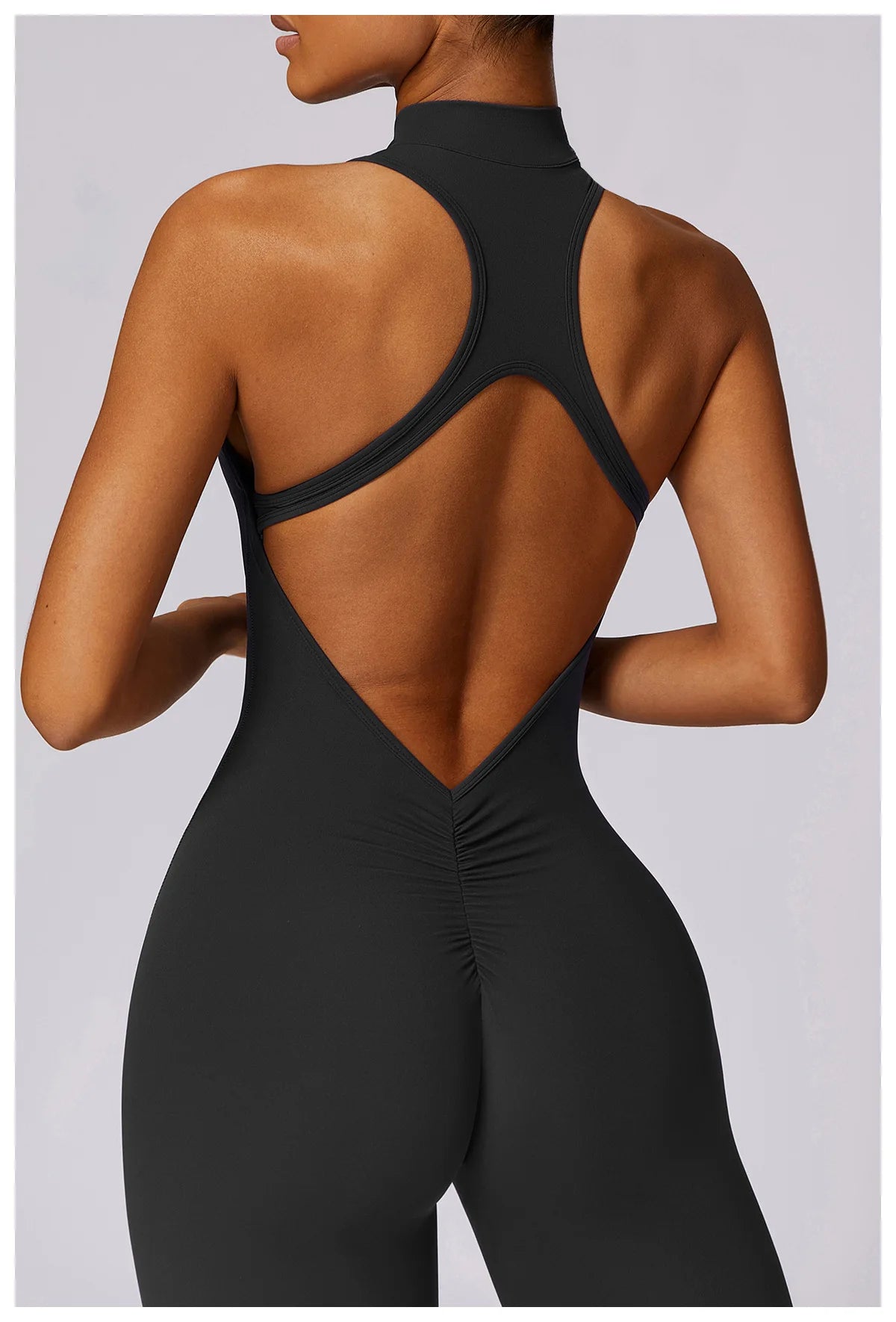 V-Back One-Piece Women’s Sports Jumpsuit
