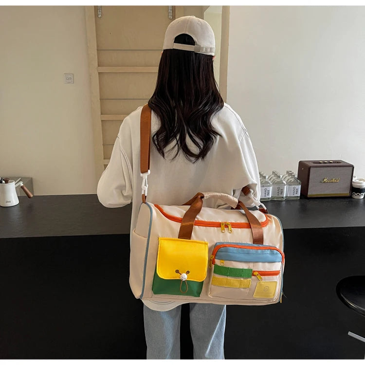 Travel Bag, Duffel Bag Cosmetics Bag, Professional Fitness Bag for Women