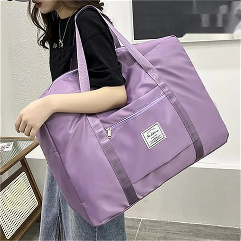Large Capacity Folding Travel Bags Waterproof Luggage Tote Handbag