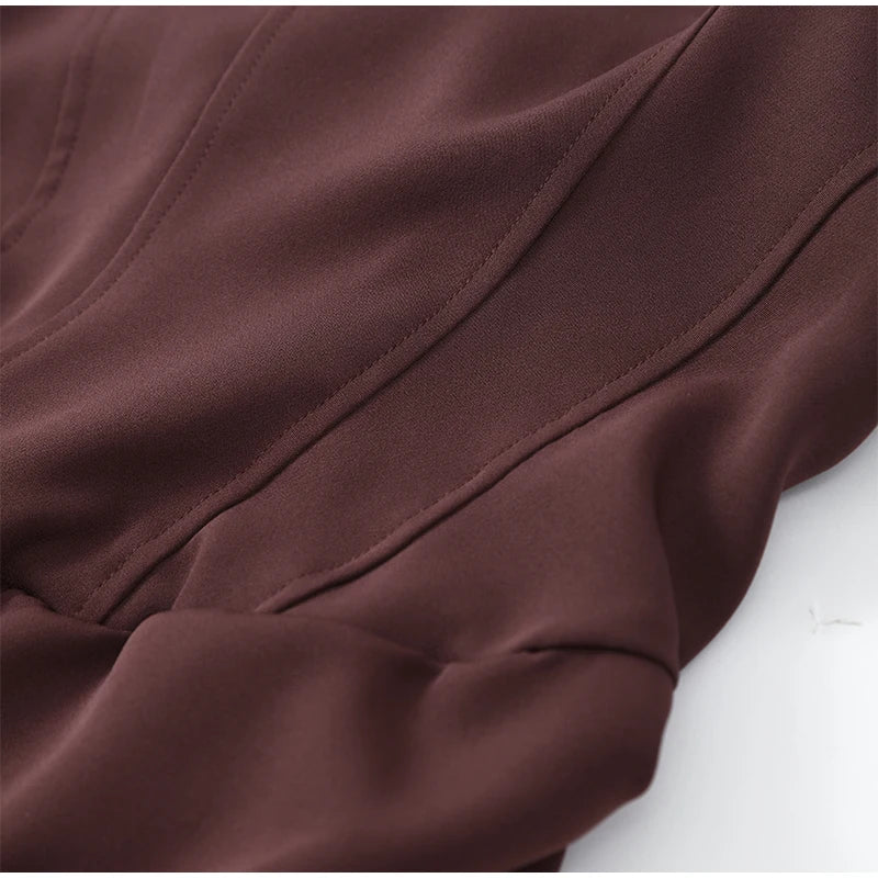 Sexy Square-Neck Halter Mini Dress – 2026 Summer Party Essential