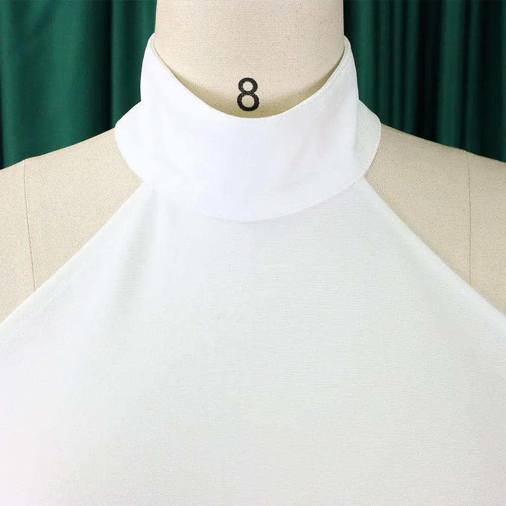 Elegant Tow Piece Set Women Outfit Backless Top