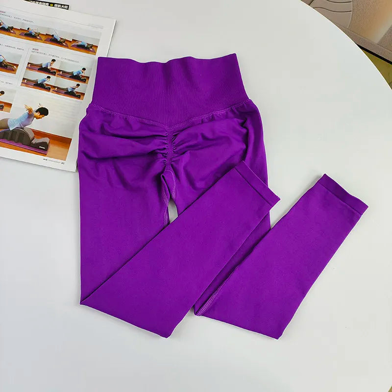 Women's Seamless Yoga Suit High Waist Sports Bra &amp; Leggings Gym Set