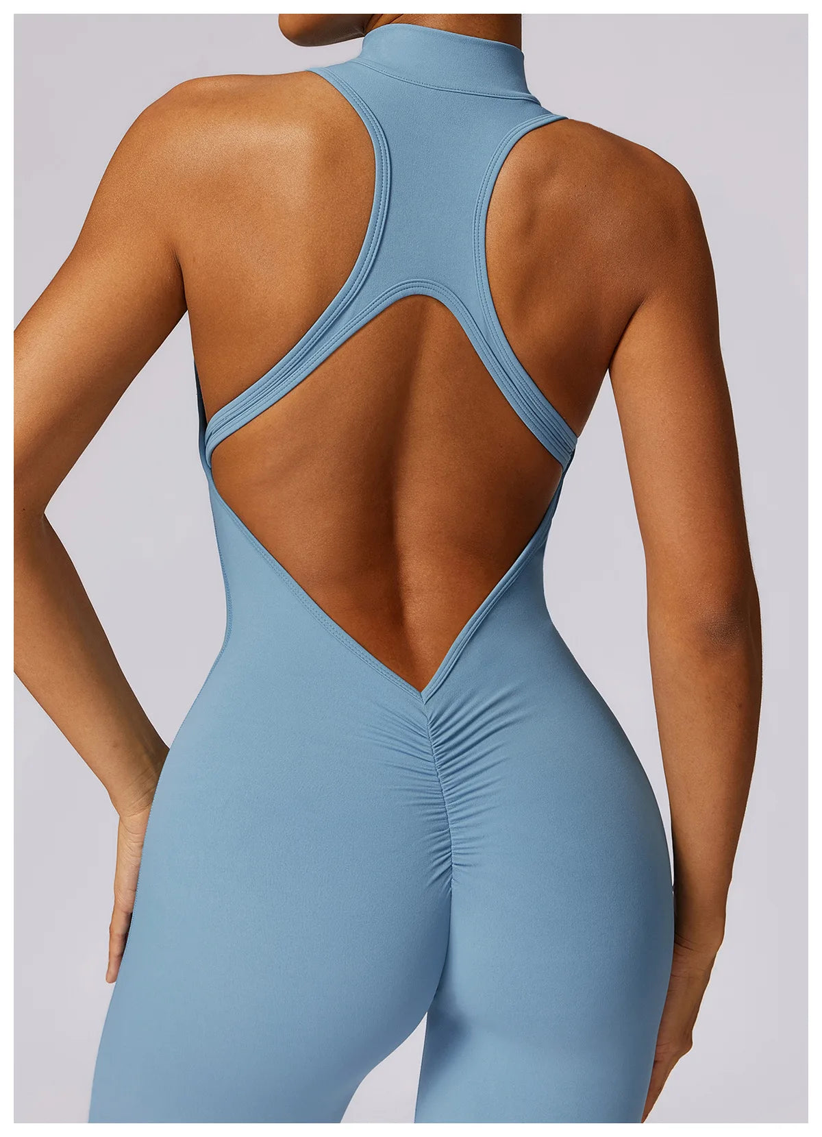 V-Back One-Piece Women’s Sports Jumpsuit