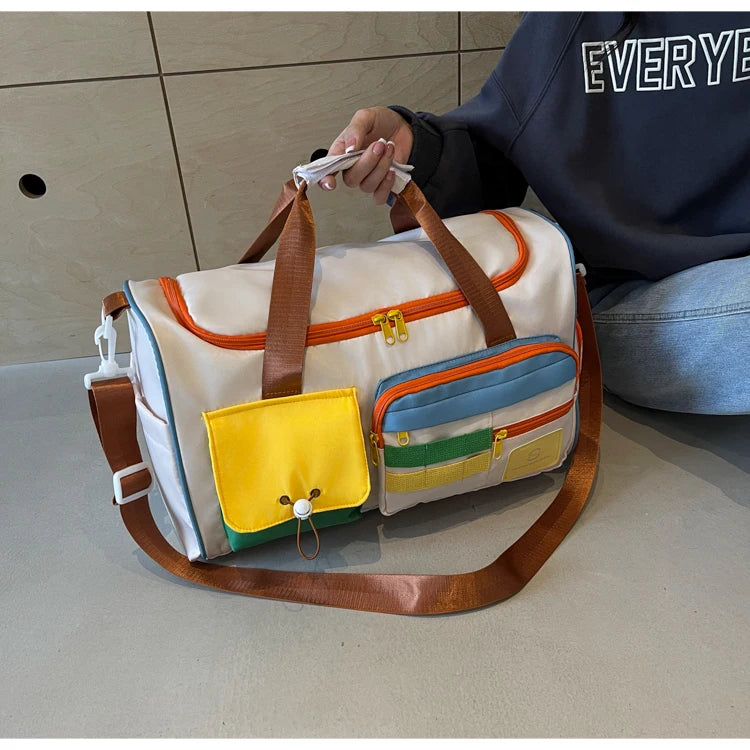 Travel Bag, Duffel Bag Cosmetics Bag, Professional Fitness Bag for Women