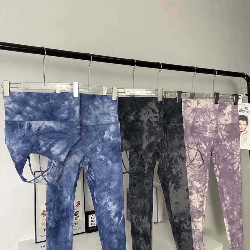 yoga suit set women's cross beauty back shockproof sports bra