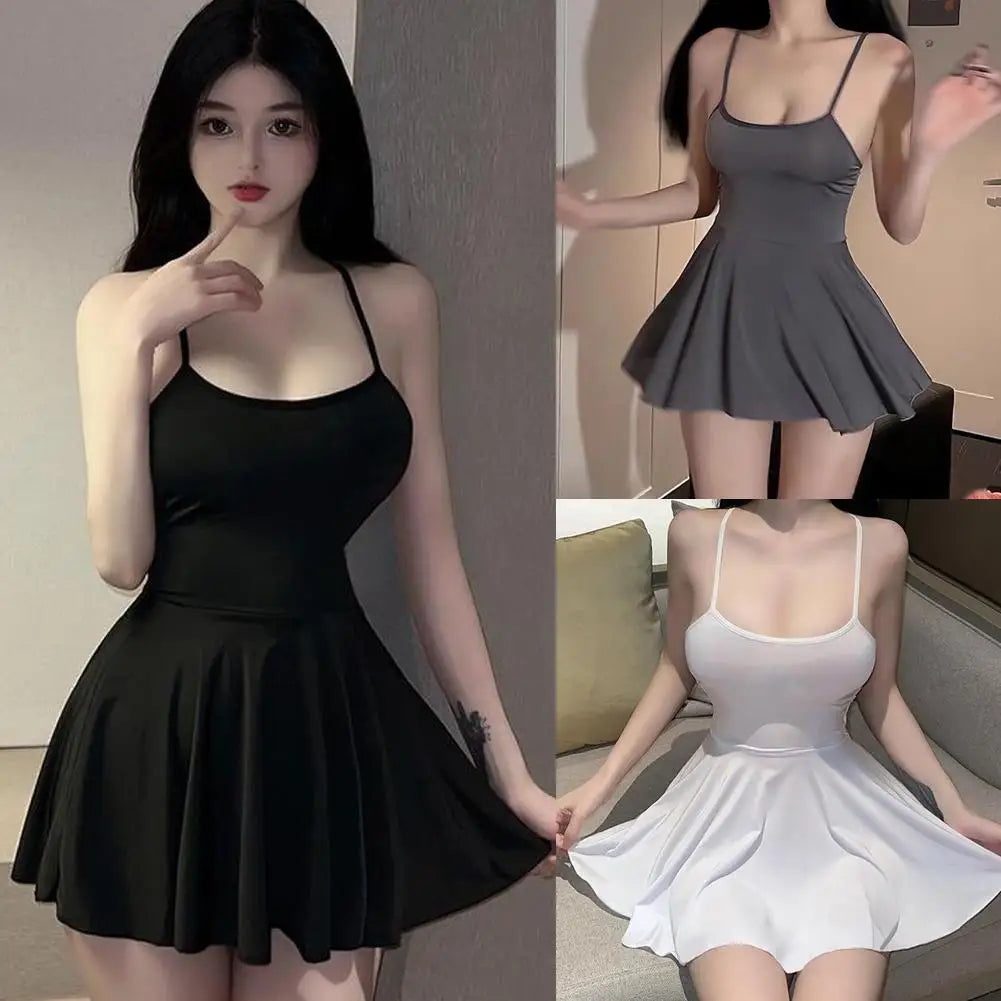 Sexy Women Pleated Micro MINI Dress Bandage Smooth