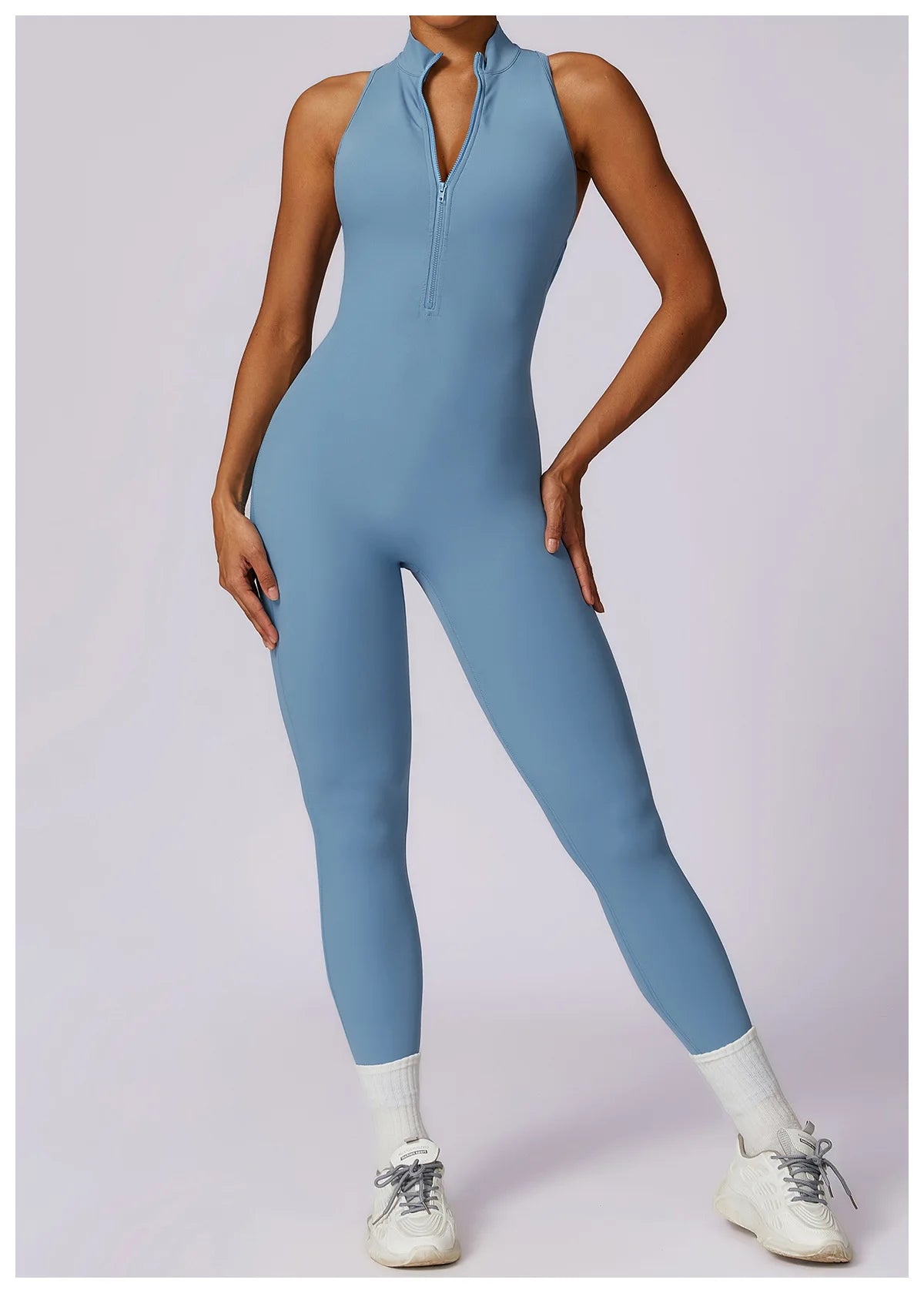 V-Back One-Piece Women’s Sports Jumpsuit