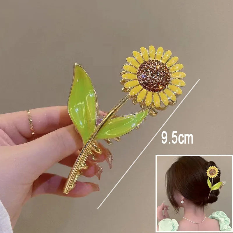 New Sweet Flower Durian Hair Claw Clip