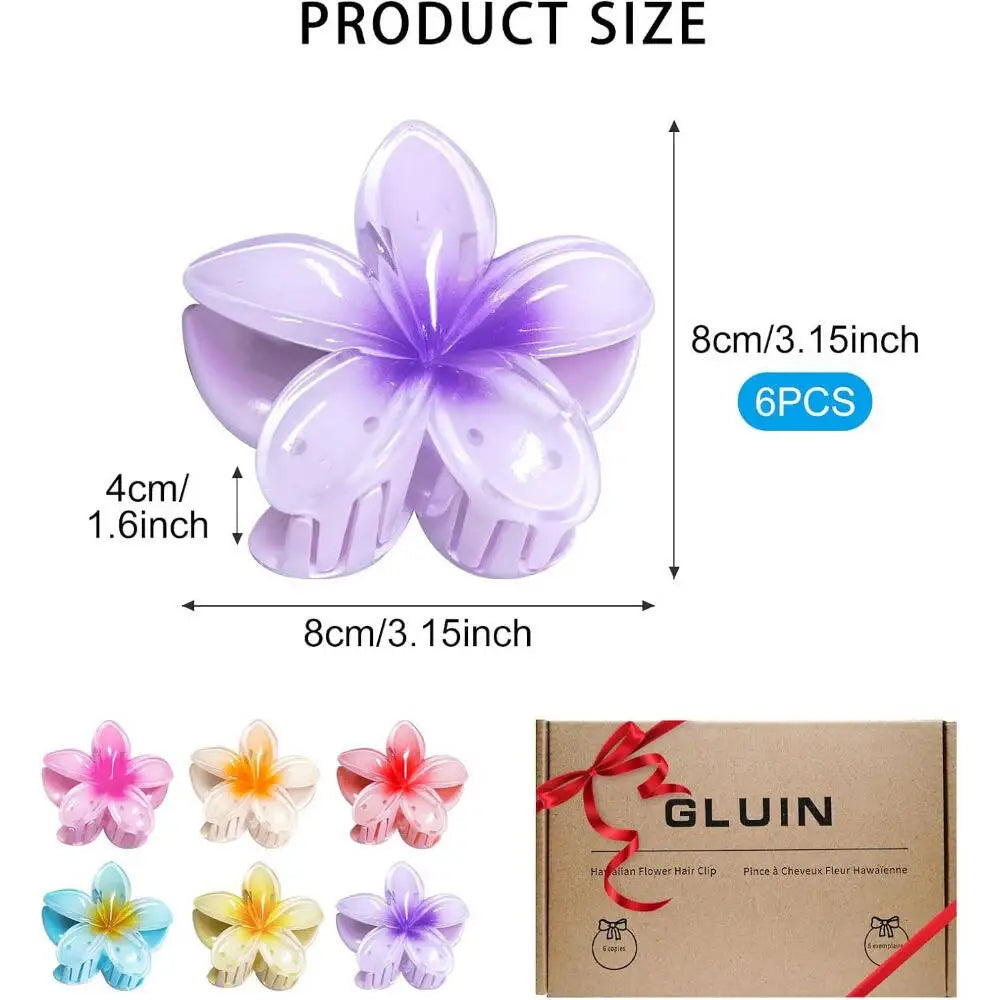 6-Pack Elegant Acrylic Plumeria Wer Claws (8.5 cm)