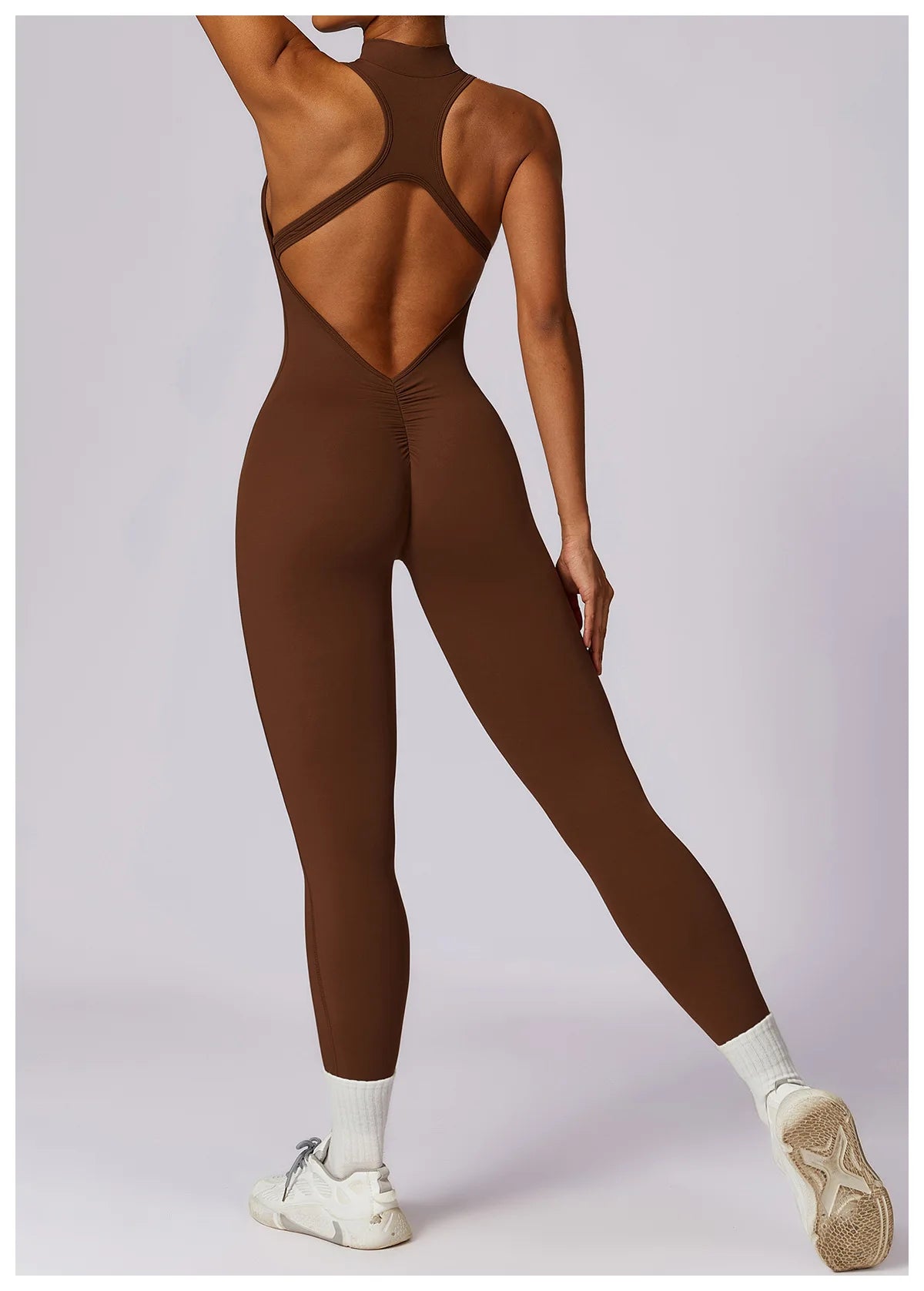 V-Back One-Piece Women’s Sports Jumpsuit
