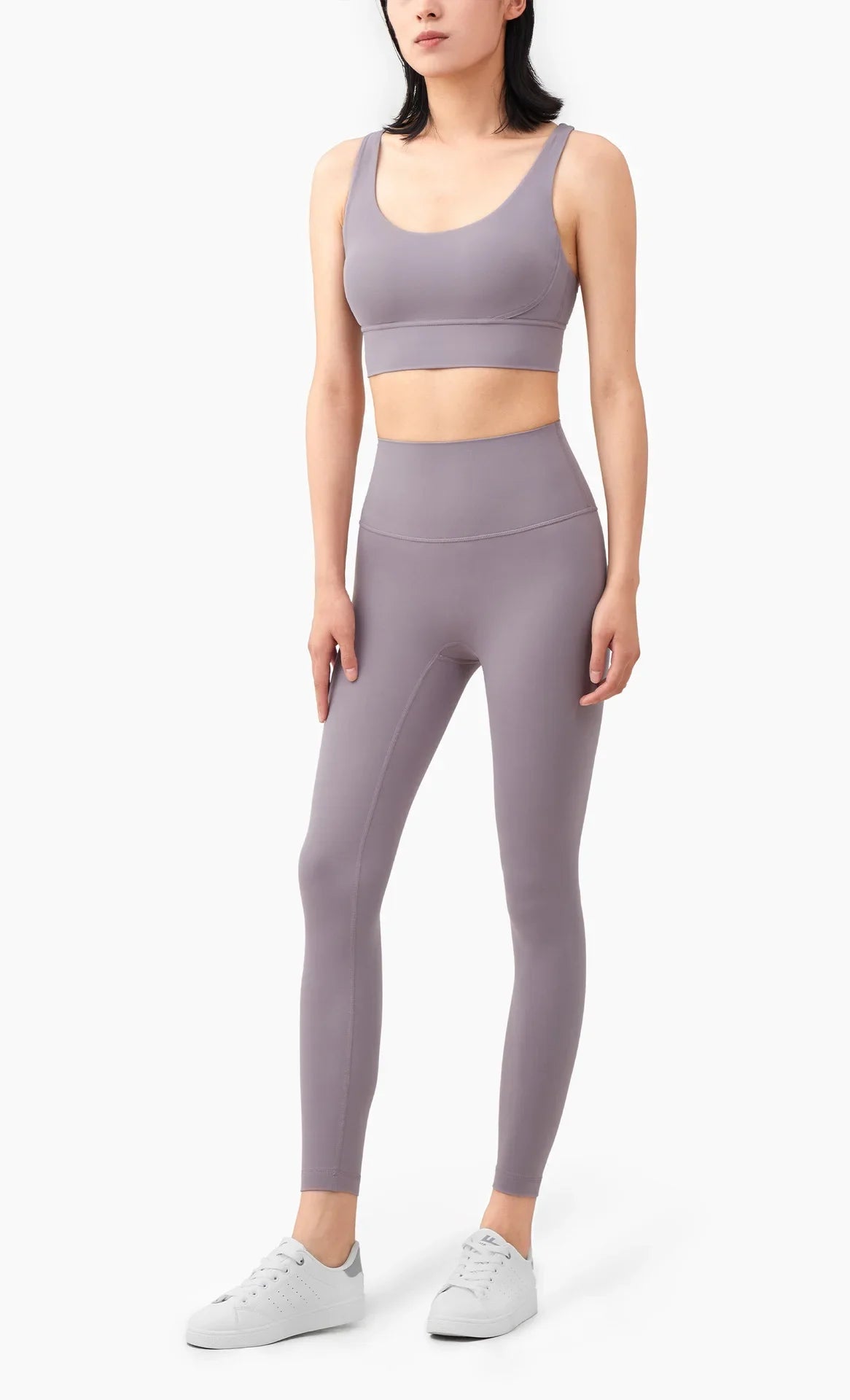 Summer New 2-Piece Yoga Set – Cross Back Sports Bra &amp; High-Waist Leggings
