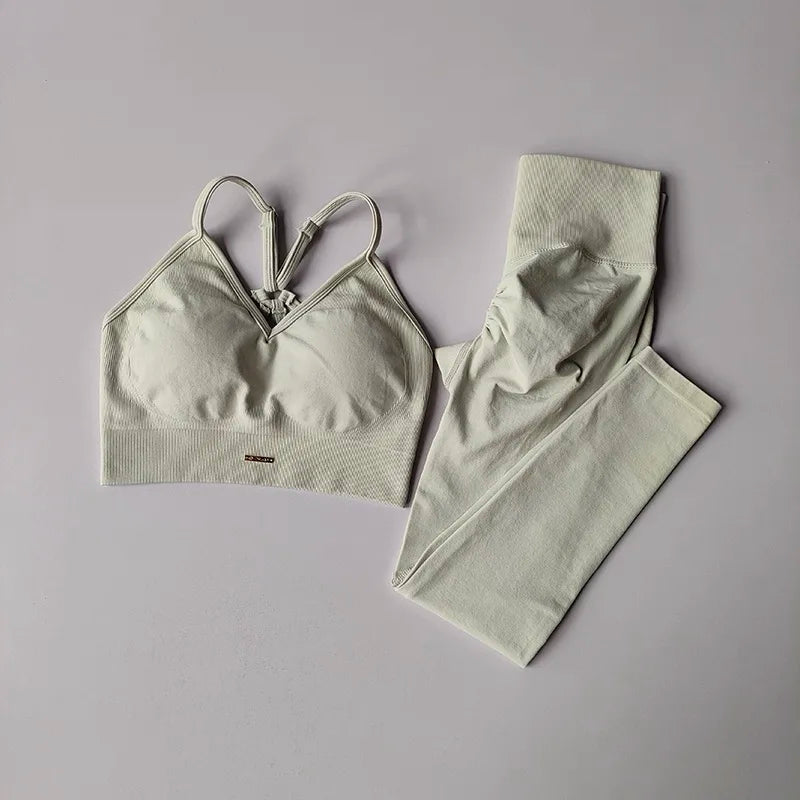 There are new color Peach High-Waisted Hip-Lifting Women's Exercise Suit