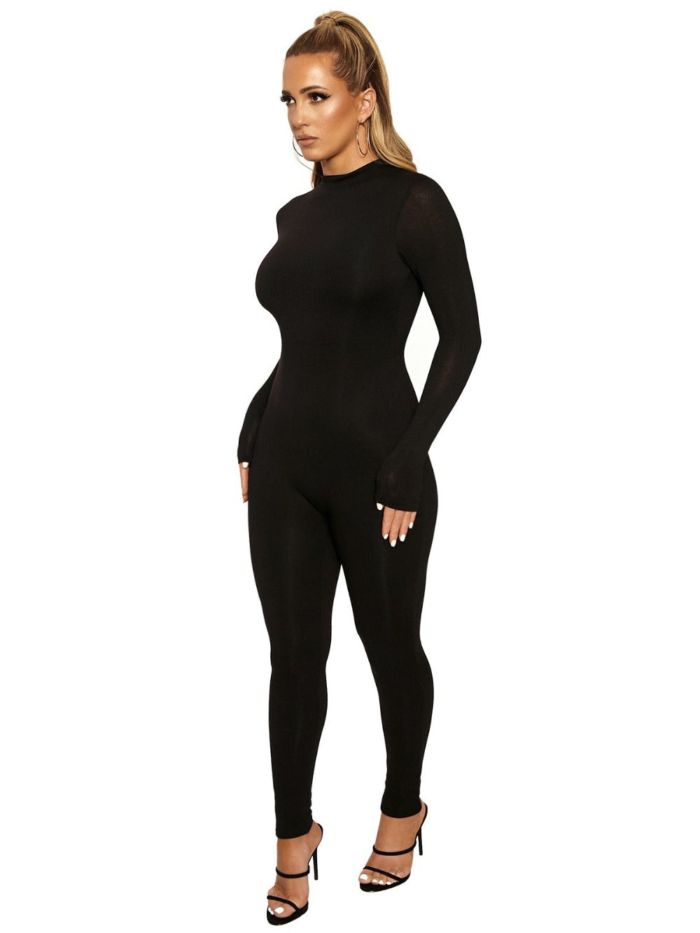 Sexy Jumpsuit Streetwear Long Sleeve Sport Fitness Jumpsuits Romper