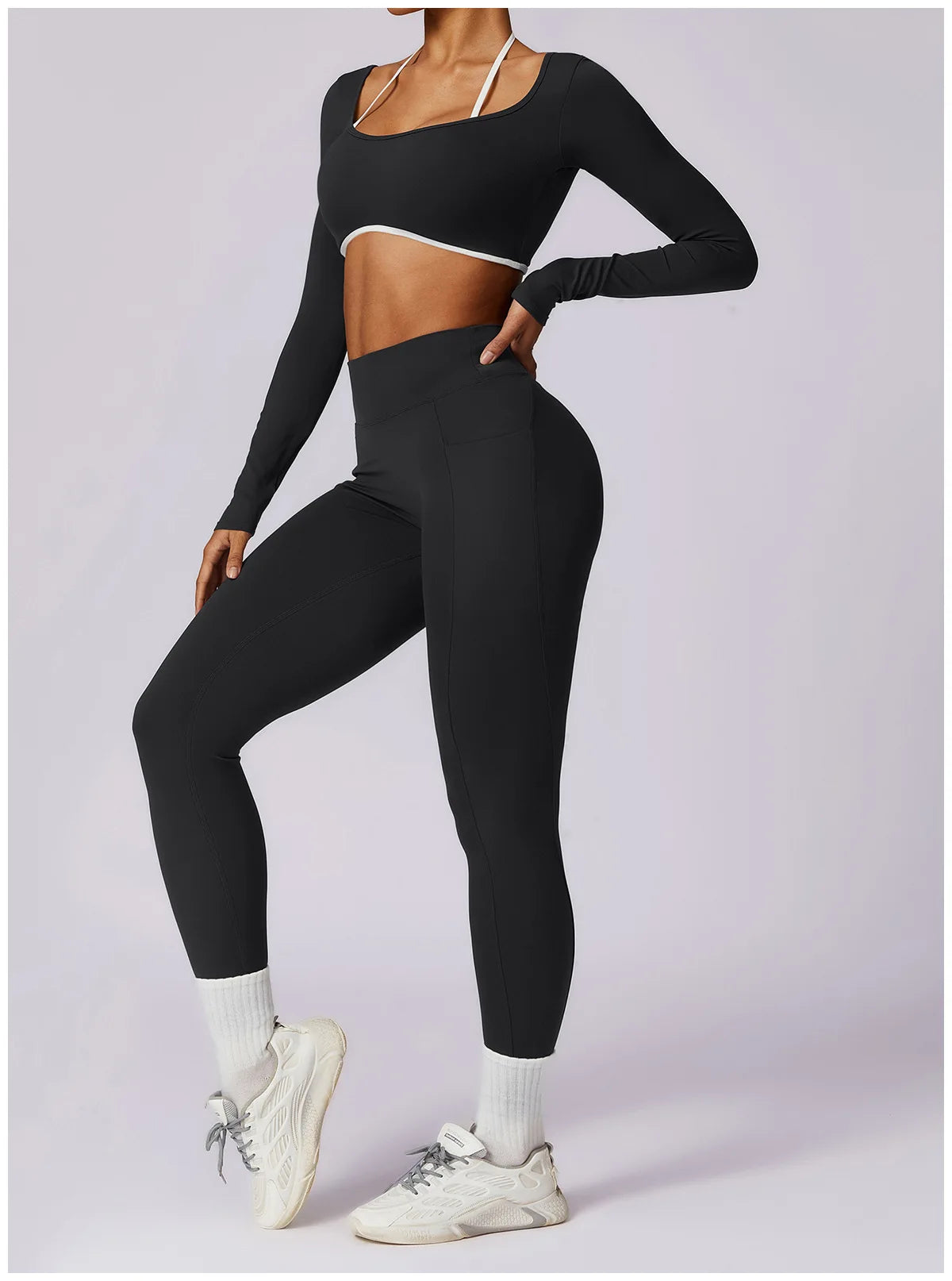 Yoga Set 2PCS Women Sportswear Push Up Workout Clothes