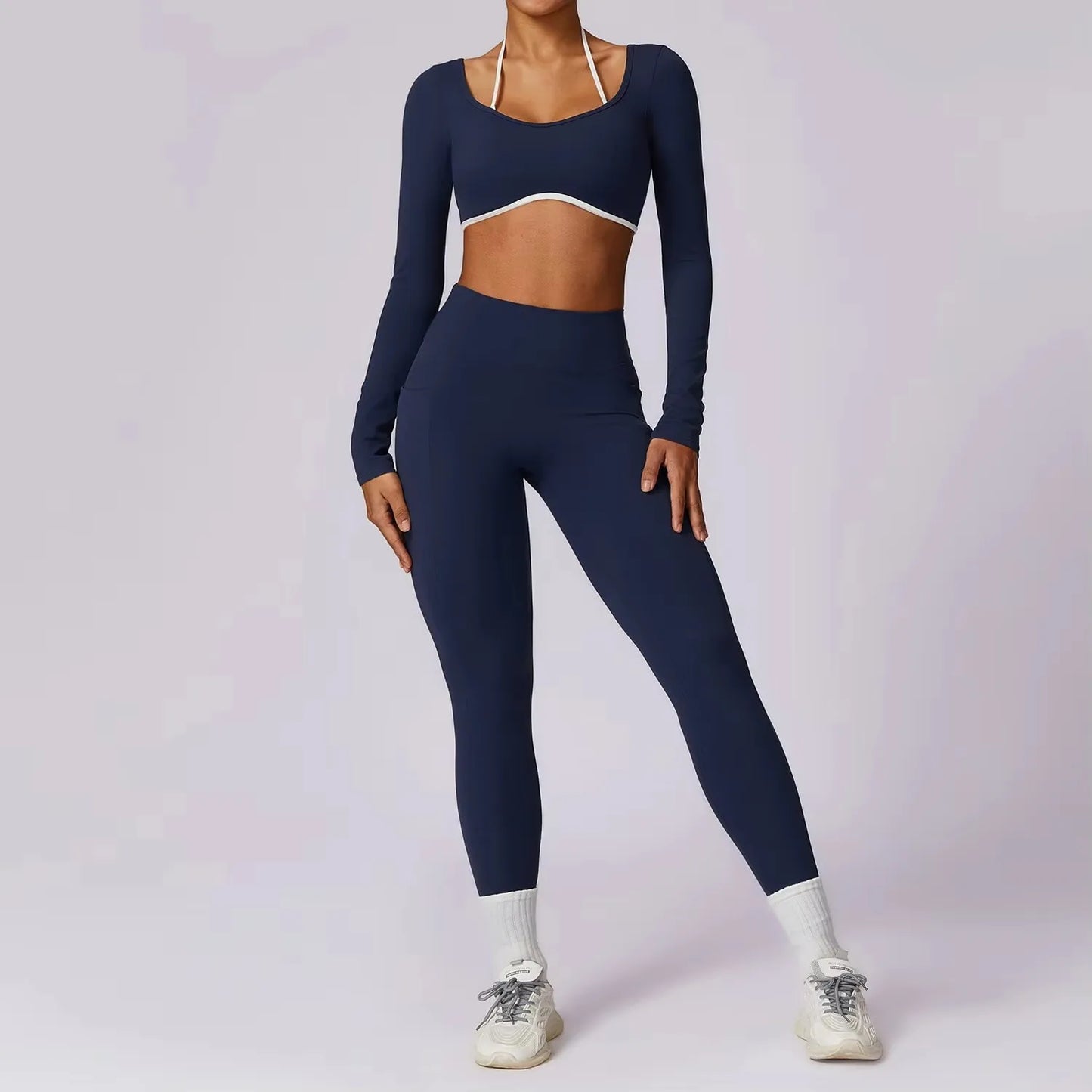 Yoga Set 2PCS Women Sportswear Push Up Workout Clothes