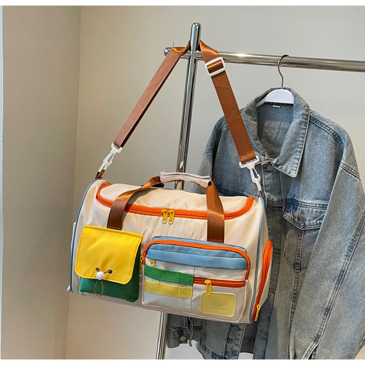 Travel Bag, Duffel Bag Cosmetics Bag, Professional Fitness Bag for Women