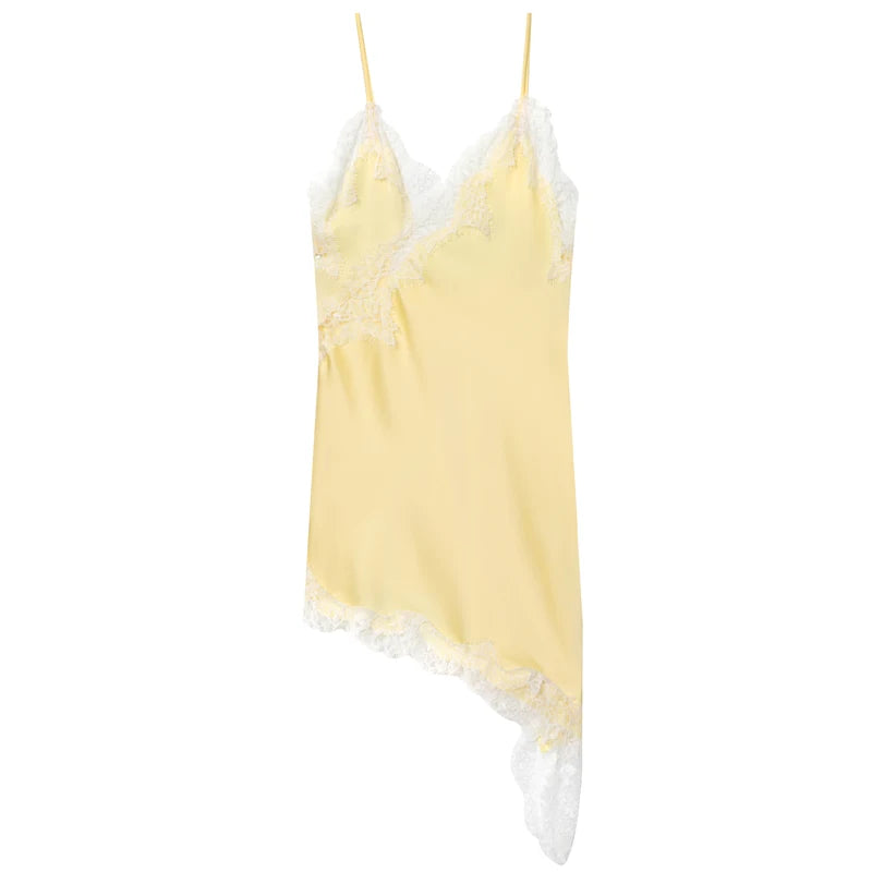Lace Asymmetric Slip Dress – Summer 2026 Collection