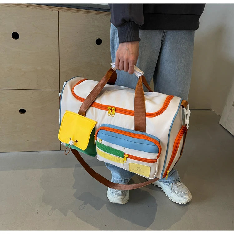 Travel Bag, Duffel Bag Cosmetics Bag, Professional Fitness Bag for Women