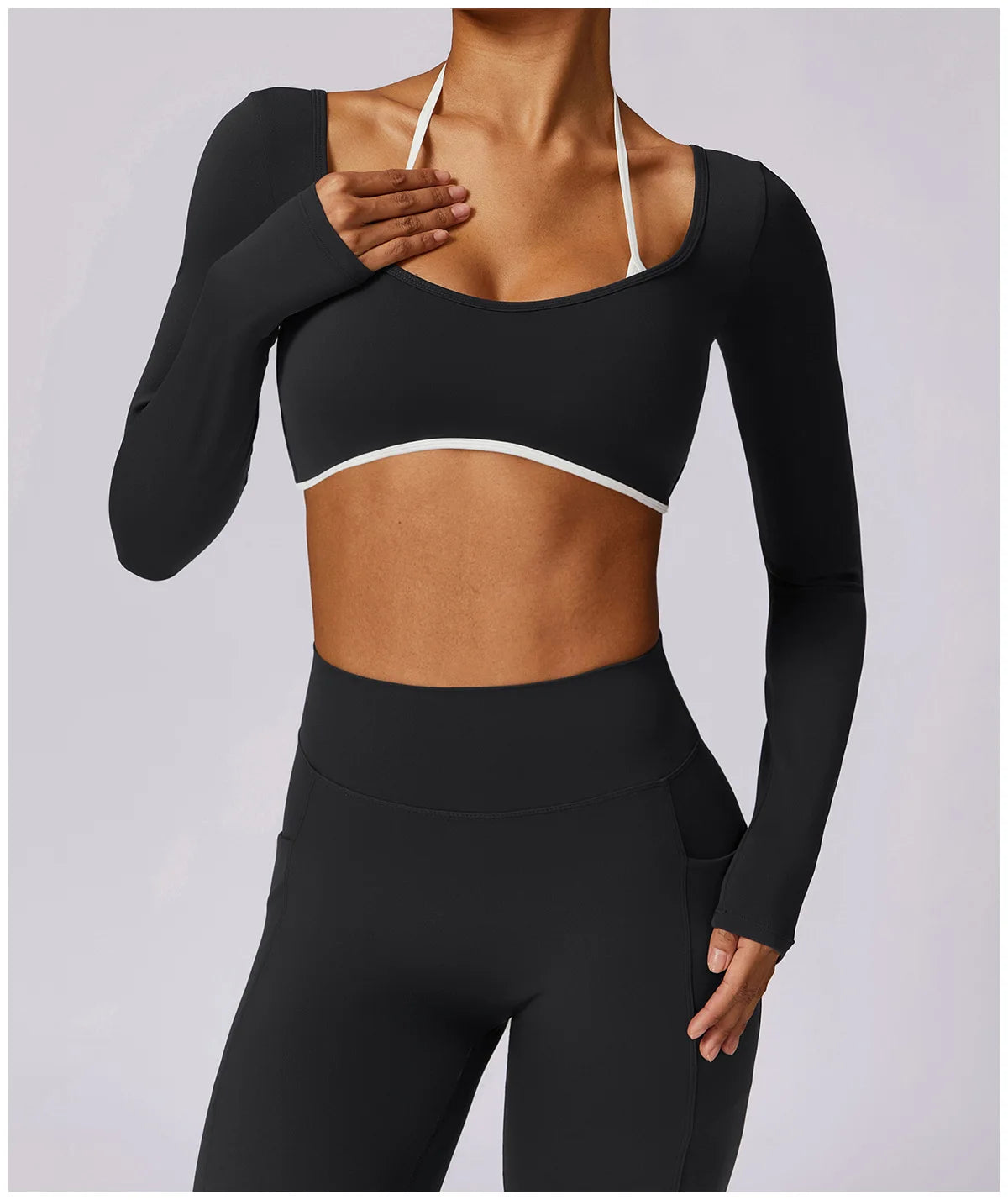 Yoga Set 2PCS Women Sportswear Push Up Workout Clothes