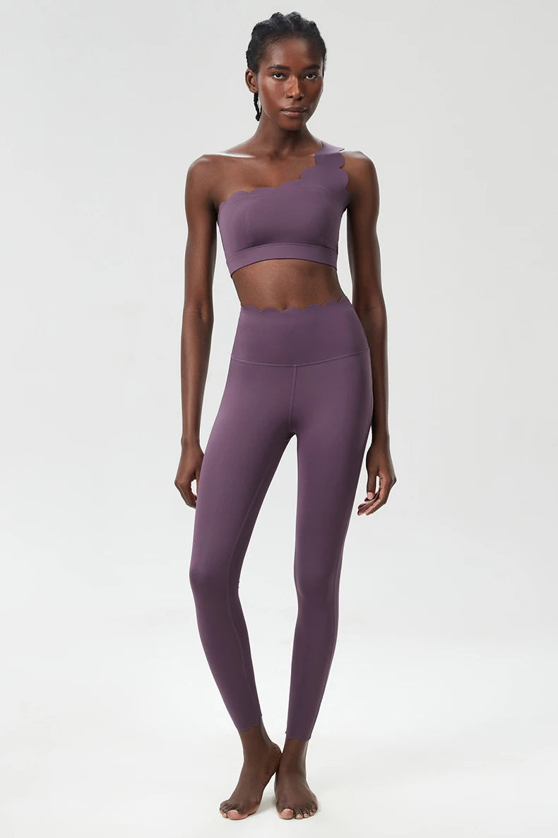 Soft Running Gym Suit Breathable Quick Dry Sportswear Female Strwetchy Workout Clothes