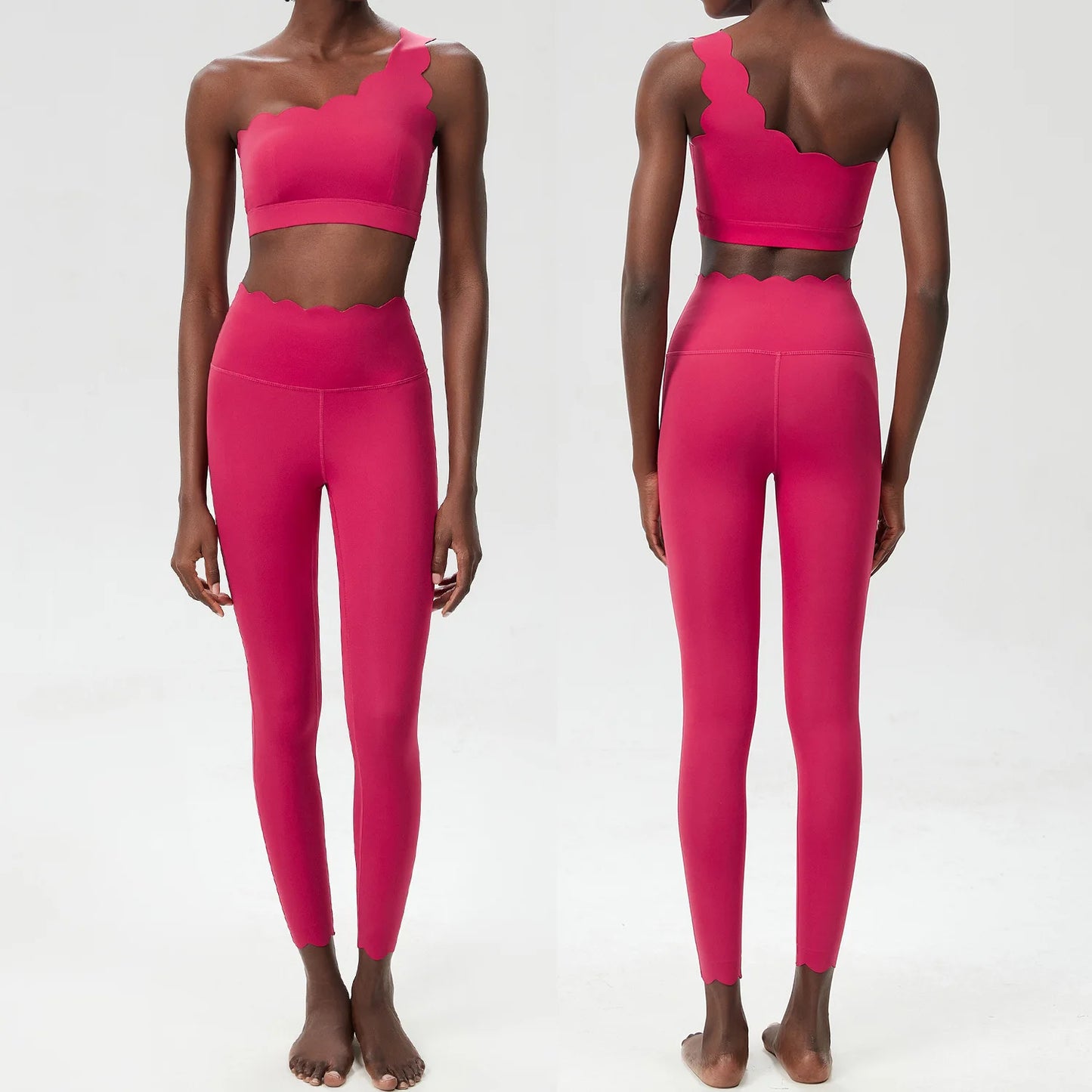 Soft Running Gym Suit Breathable Quick Dry Sportswear Female Strwetchy Workout Clothes