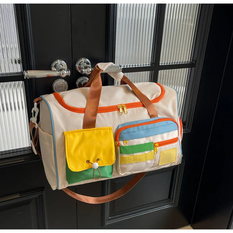 Travel Bag, Duffel Bag Cosmetics Bag, Professional Fitness Bag for Women