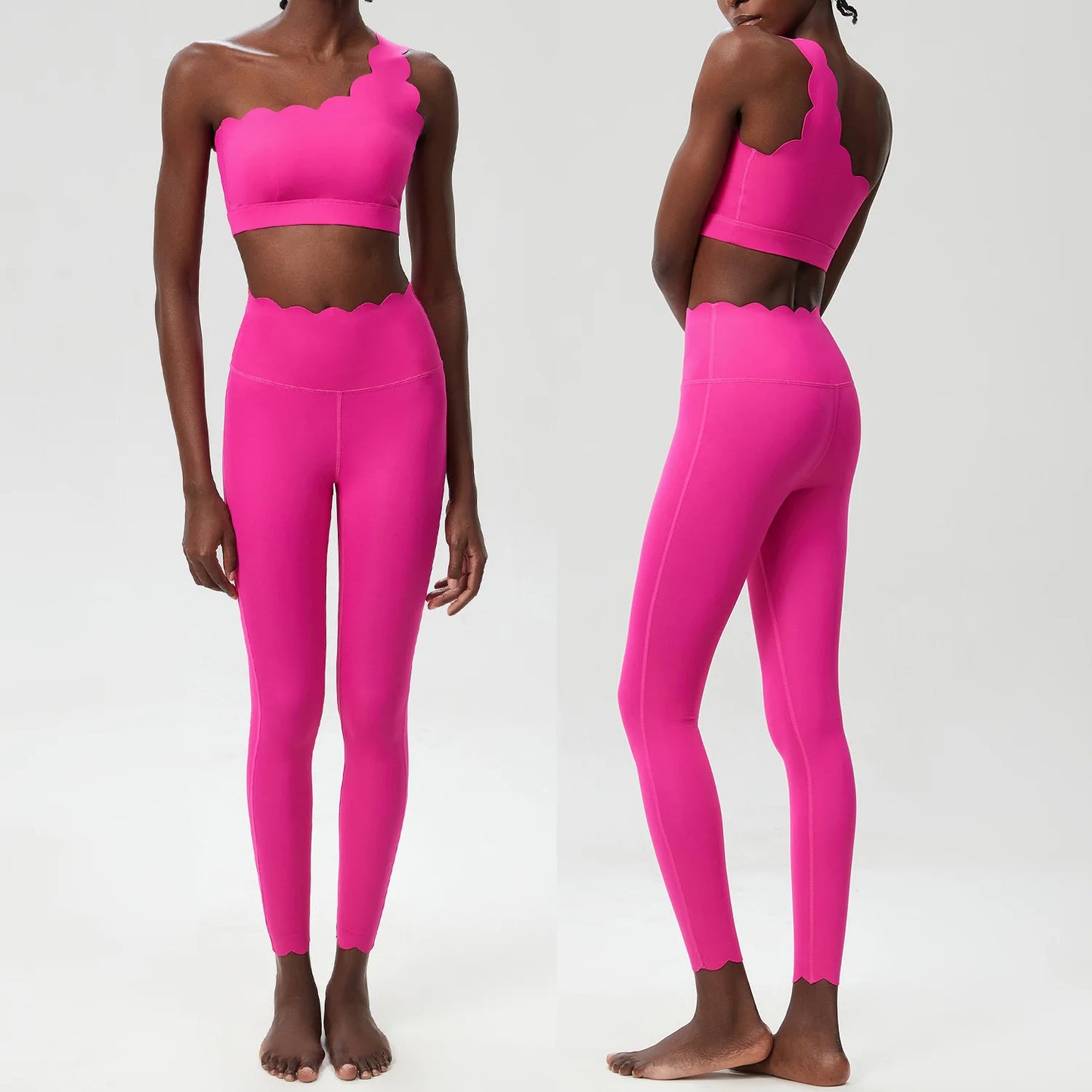 Soft Running Gym Suit Breathable Quick Dry Sportswear Female Strwetchy Workout Clothes