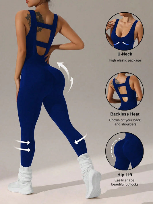 4 colors available Women's vest trousers jumpsuits