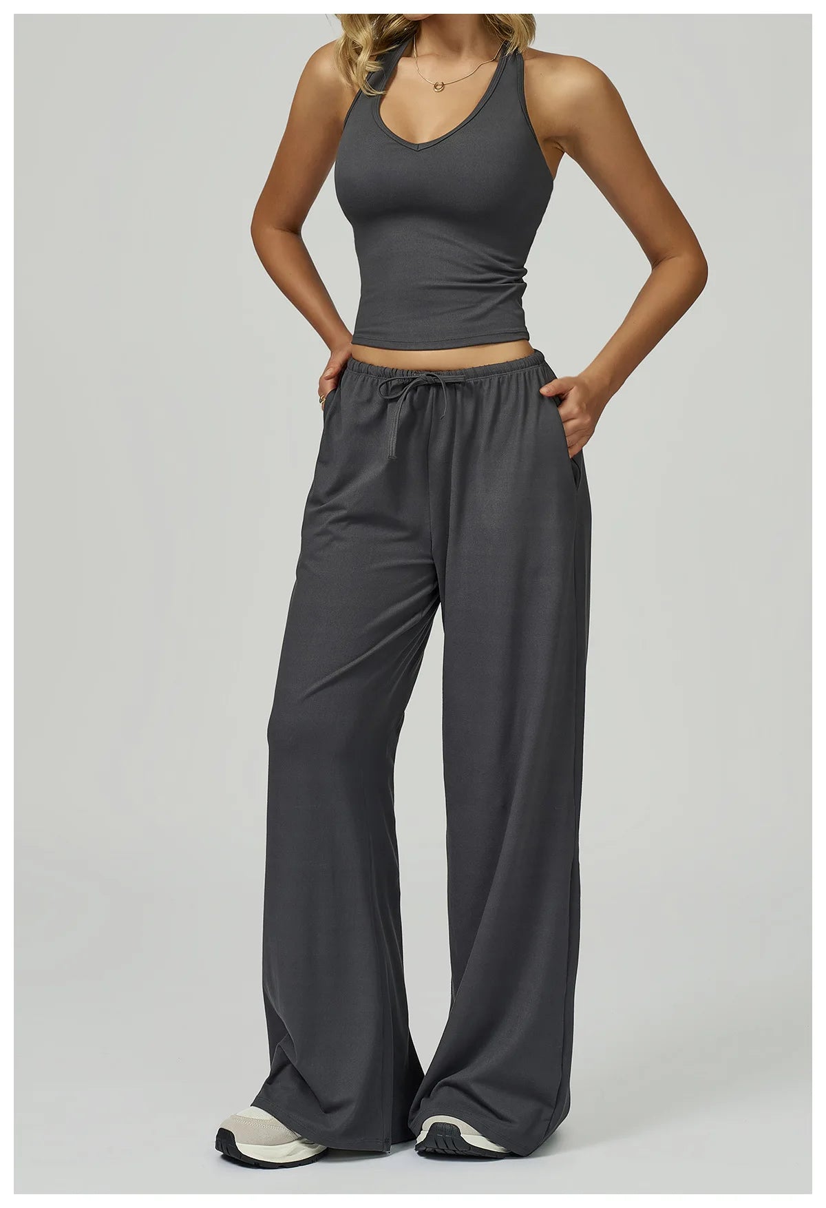 Women Yoga 2/3 Pieces Set Quick-Dry Beauty Back Strap Sports Set
