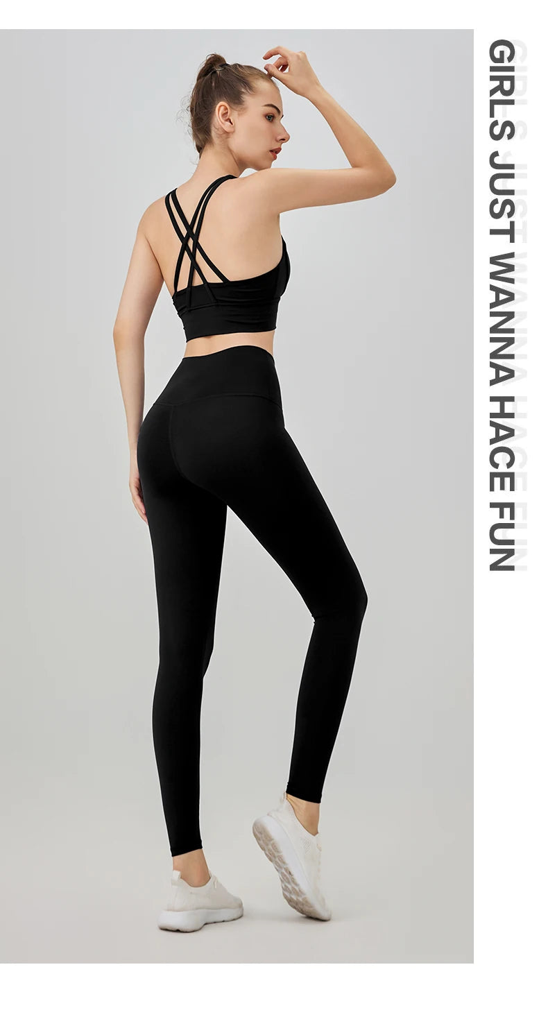 2 Piece Yoga Clothes Women's Tracksuit Athletic Wear Pilates Fitness Suit