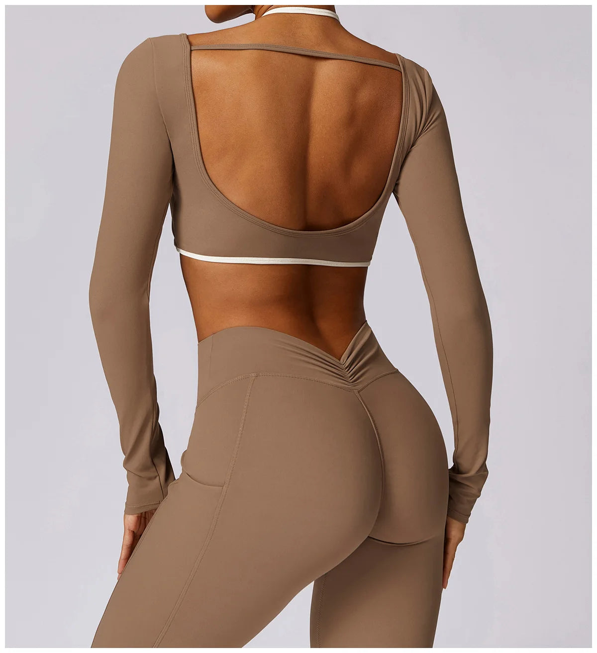 Yoga Set 2PCS Women Sportswear Push Up Workout Clothes