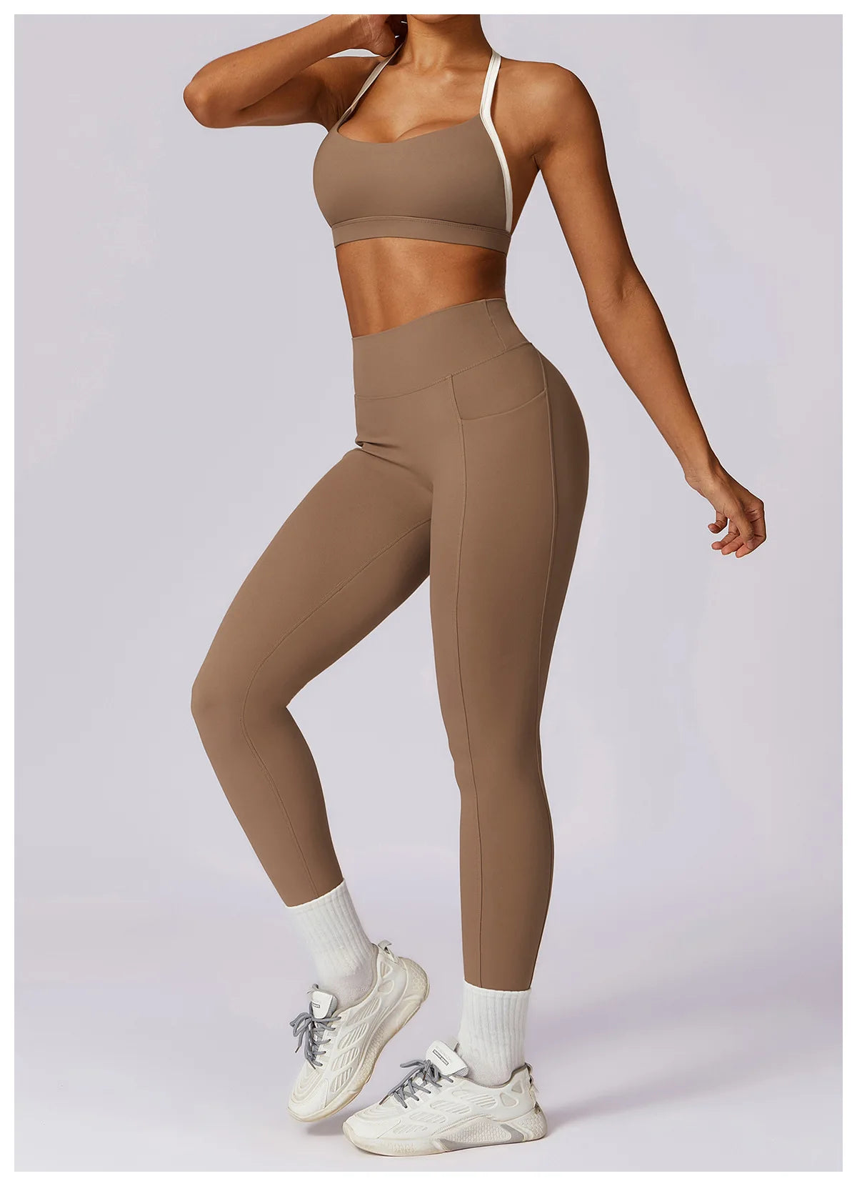 Yoga Set 2PCS Women Sportswear Push Up Workout Clothes